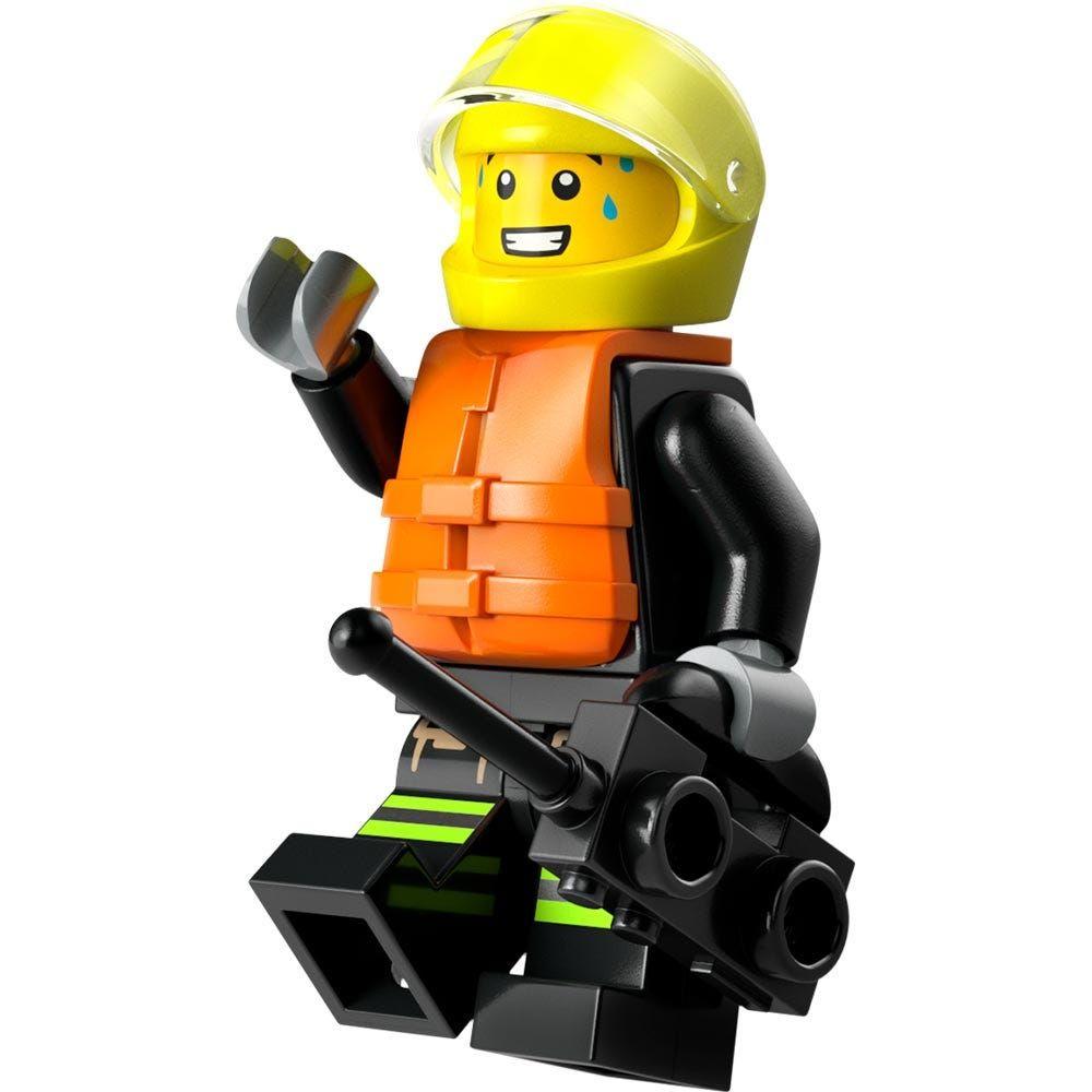 Lego City Camioneta De Bomberos 4x4 Con Barco De Rescate-2