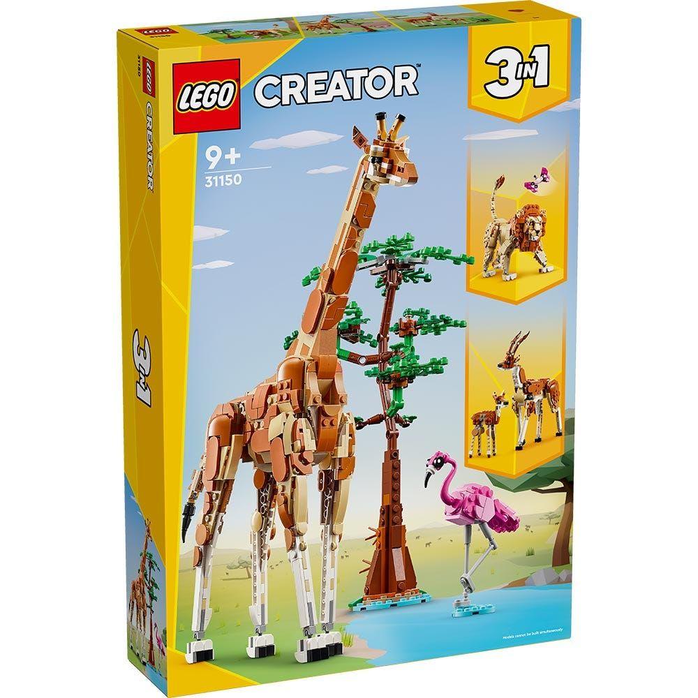 Lego Creator 3en1 Safari De Animales Salvajes (31150)-0