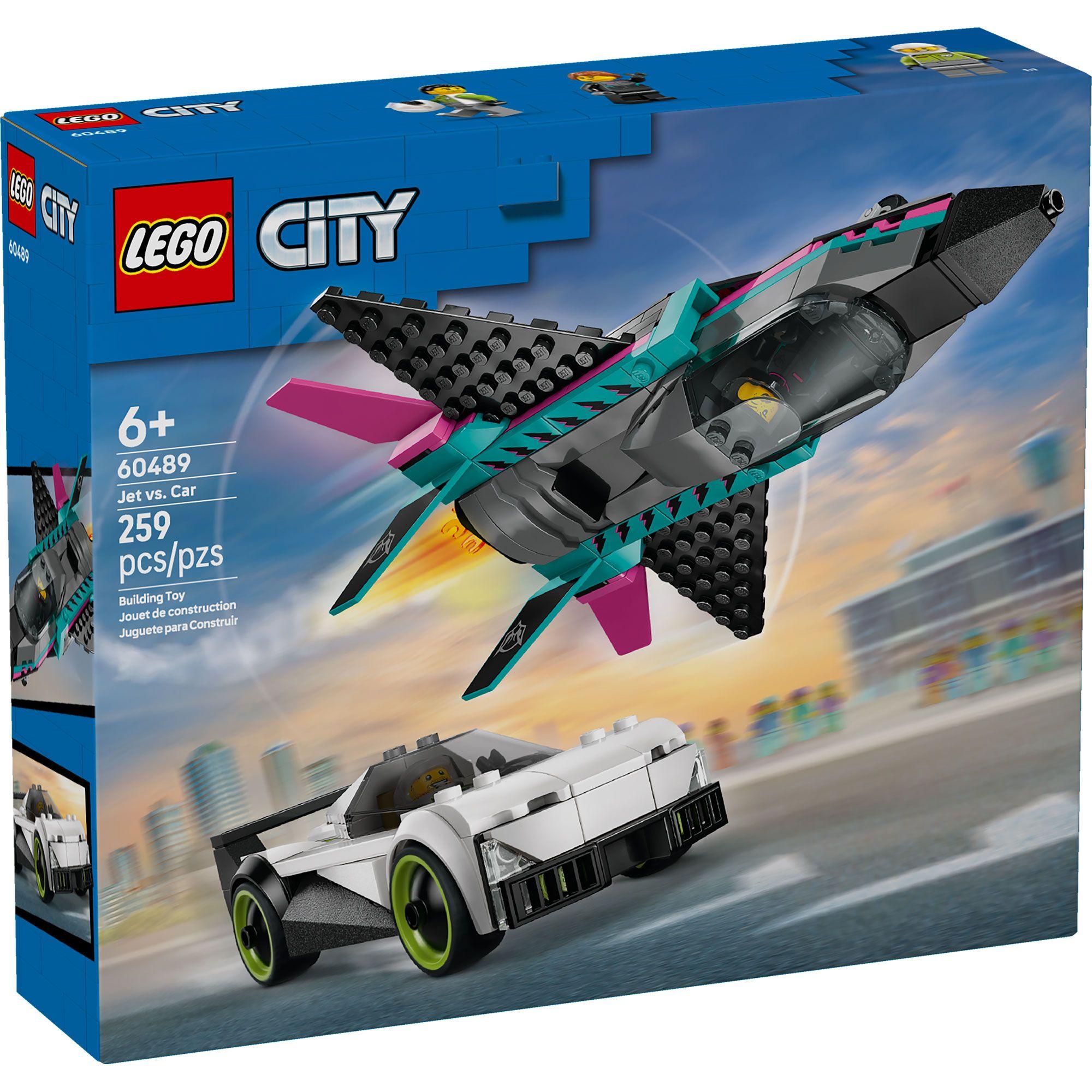 LEGO AVIÓN JET VS. AUTO CITY 60489-7
