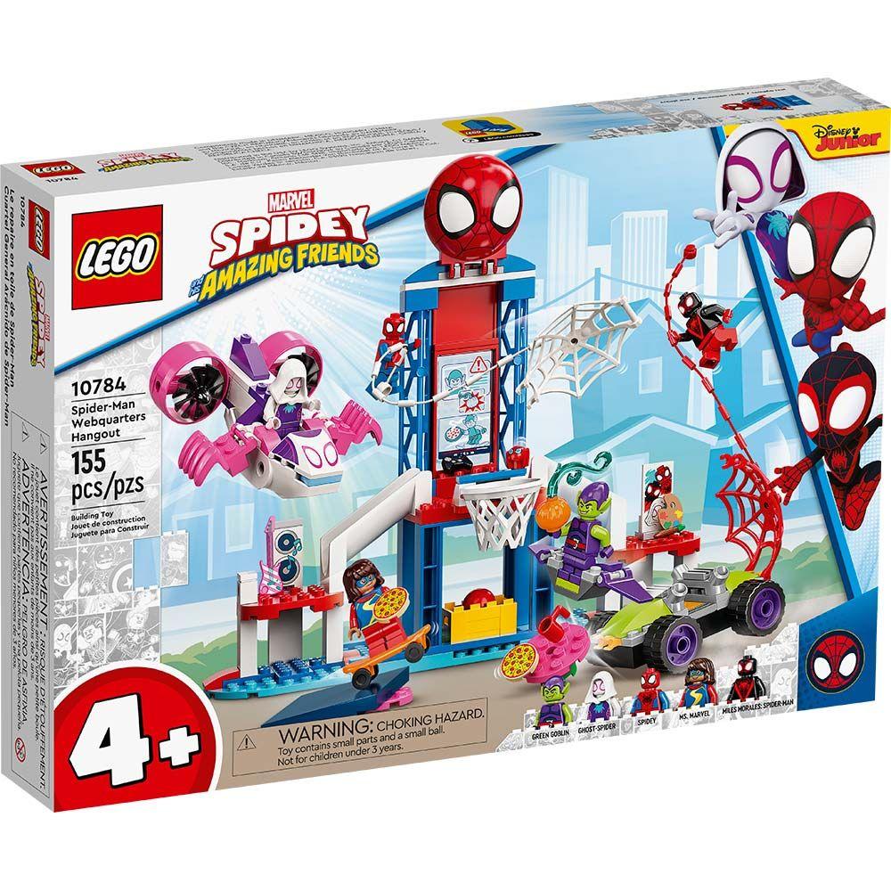 Lego Marvel 4plus Cuartel General Arácnido  Spiderman 10784-0
