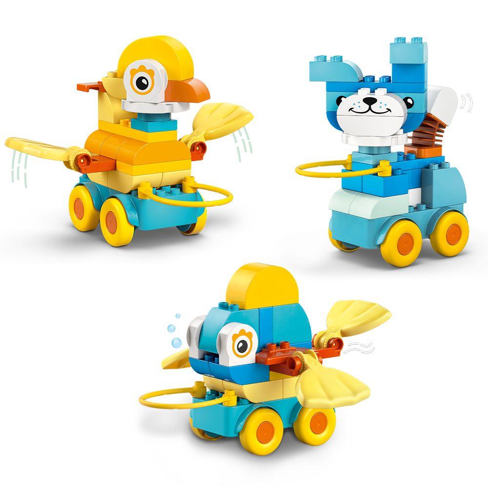 LEGO 10448 ANIMALES SOBRE RUEDAS 3EN1-2