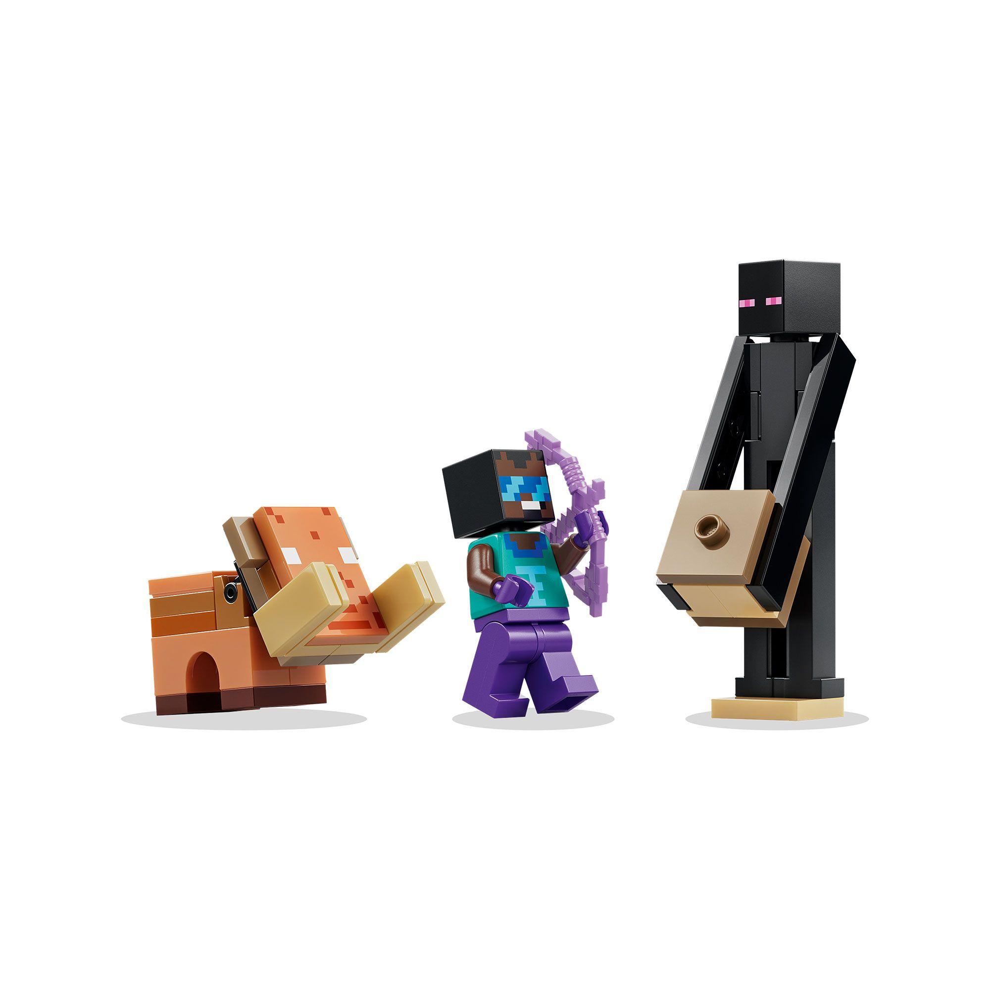 LEGO EL VIAJE POR EL NETHER Y EL PORTAL AL END 21584-3