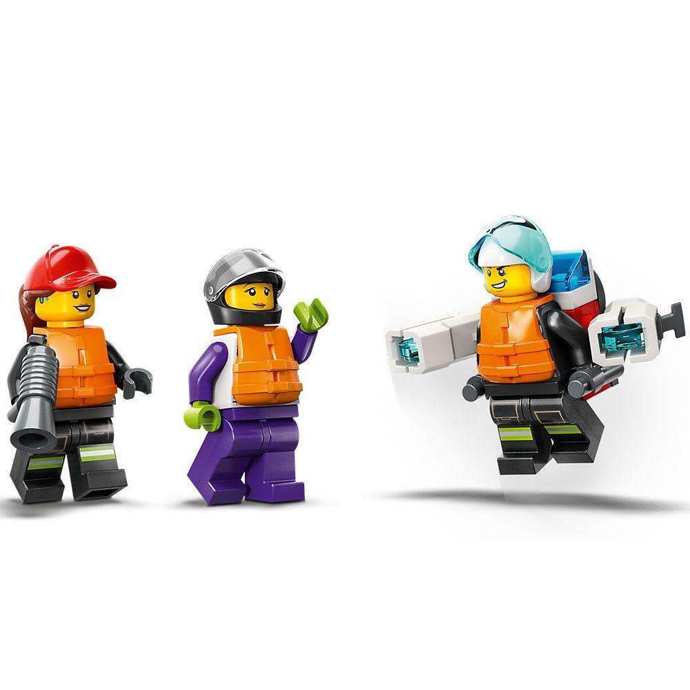Lego City 60373  Lancha De Rescate De Bomberos-3