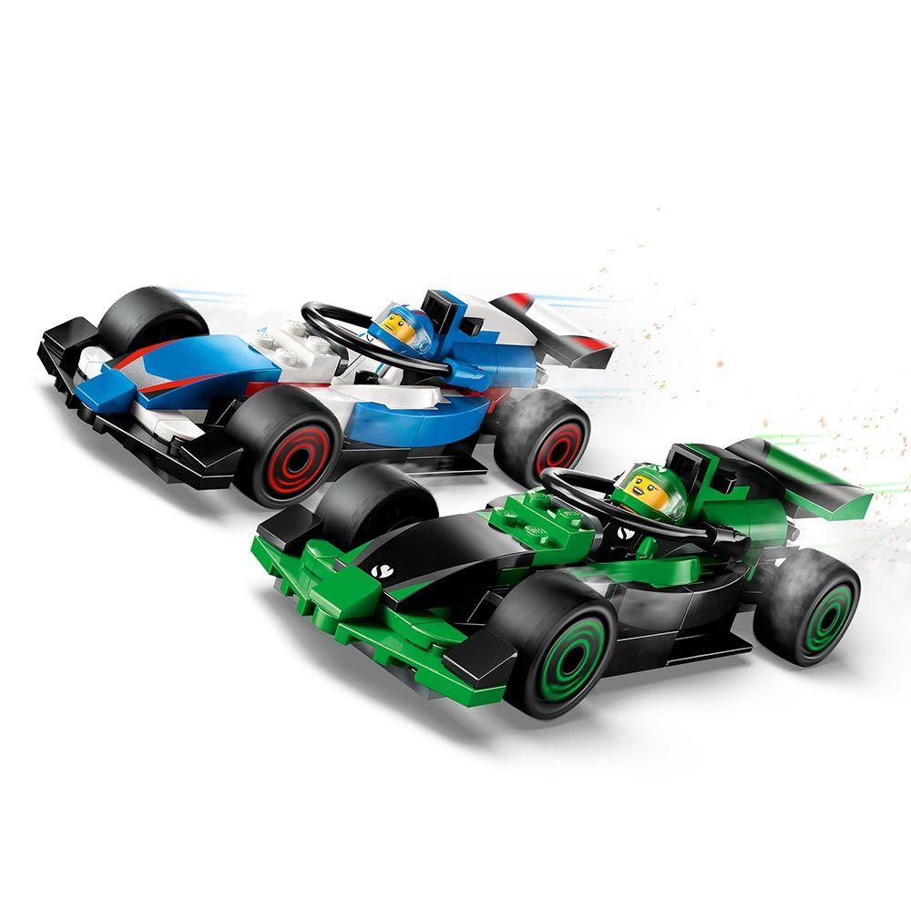 LEGO PARRILLA DE F1® CON AUTOS DE CARRERAS VCARB Y SAUBER-2