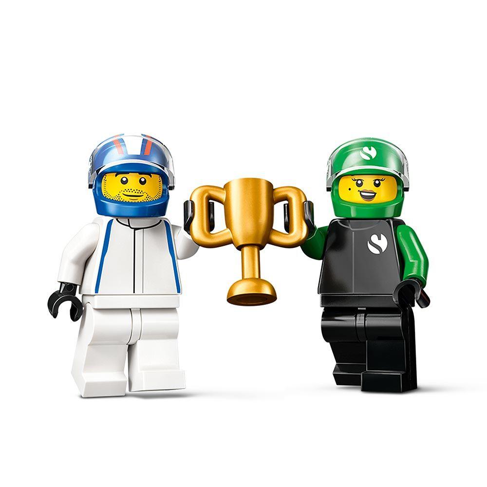 LEGO PARRILLA DE F1® CON AUTOS DE CARRERAS VCARB Y SAUBER-2