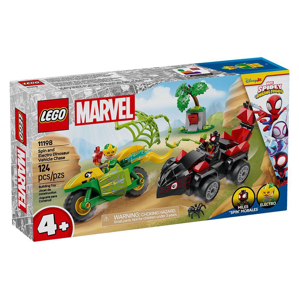 LEGO Spin y Electro: Duelo de Vehículos Dinosaurio (11198)-0