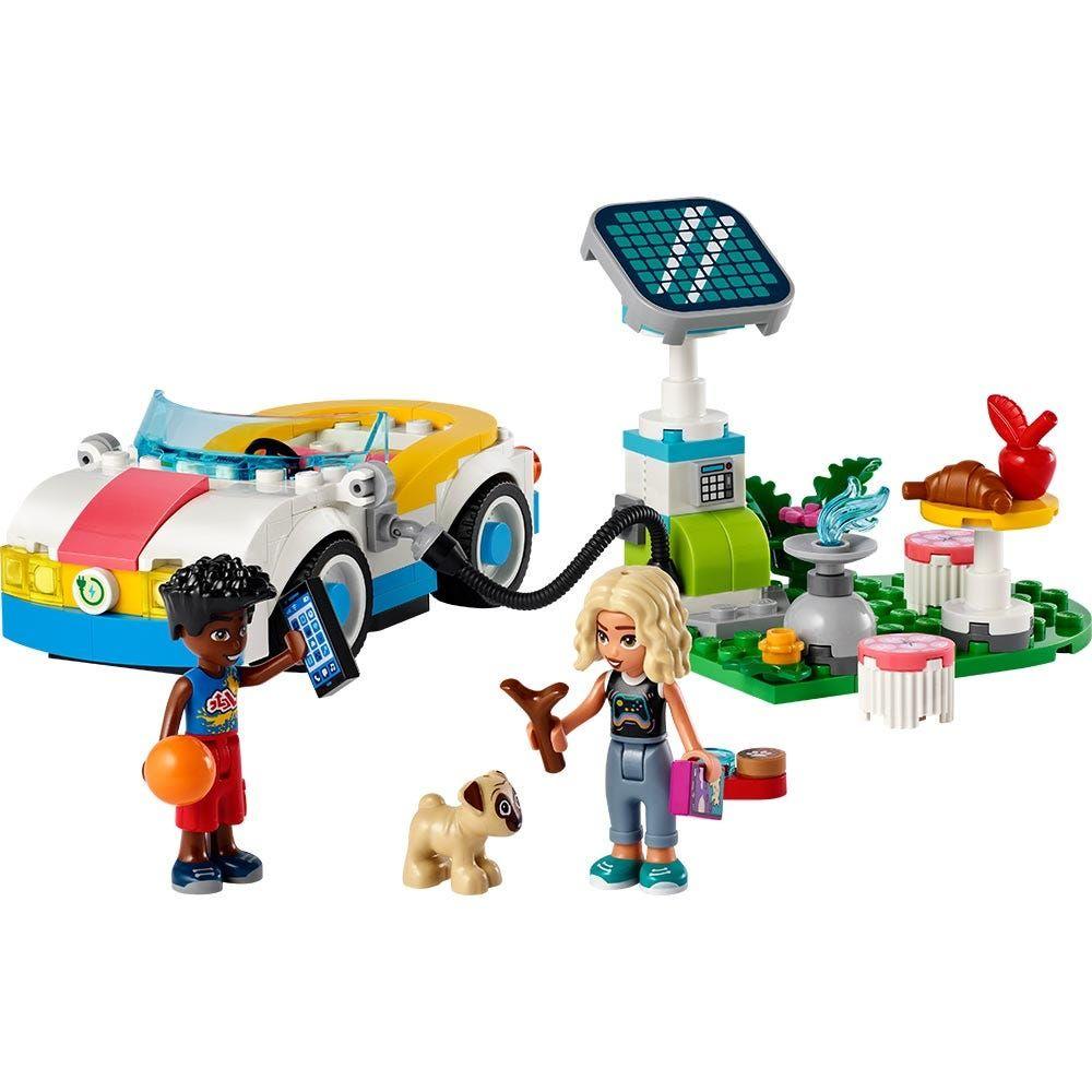 Lego Friends Auto Eléctrico Y Cargador-1