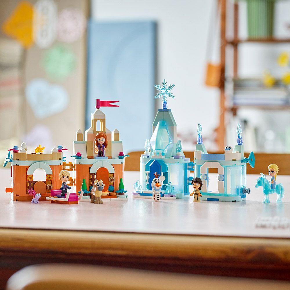 LEGO Mini Castillo Arendelle y Palacio de Hielo Elsa (43278)-4