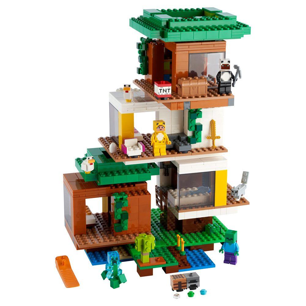 Lego Minecraft (21174) La Casa Del Árbol Moderna-1