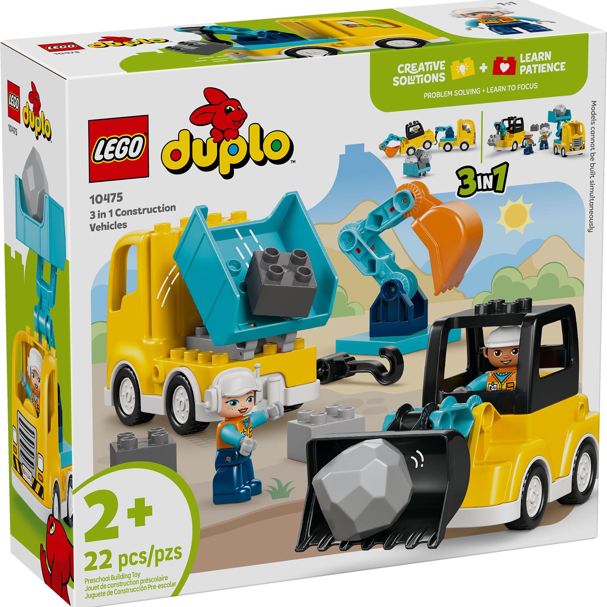 LEGO VEHÍCULOS DE CONSTRUCCIÓN “3 EN 1” DUPLO 10475-0