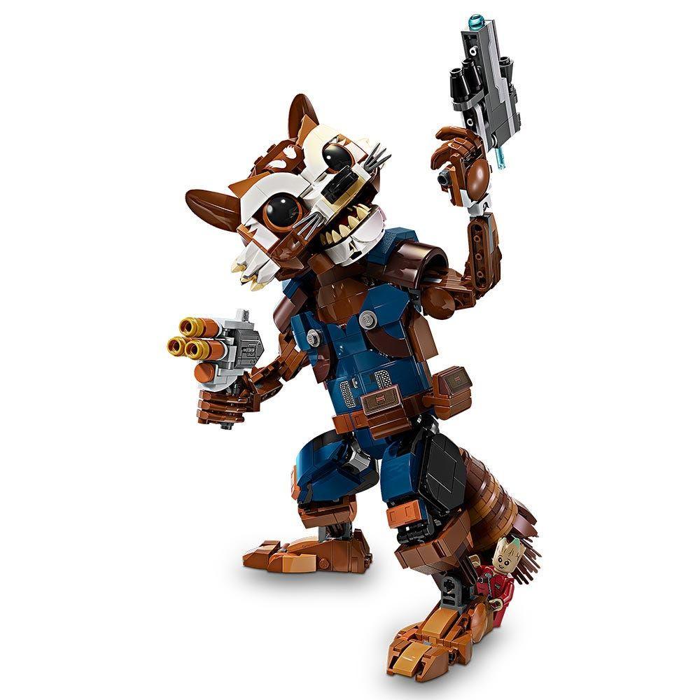 Lego Rocket Y Baby Groot Super Heroes 76282-3