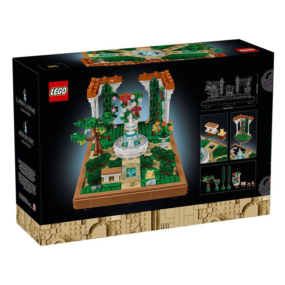 LEGO Jardín con Fuente (10359)-6