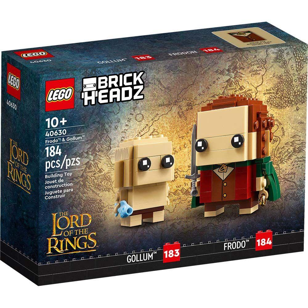 Lego Señor De Los Anillos Brick Headz Frodo Y Gollum 40630-0