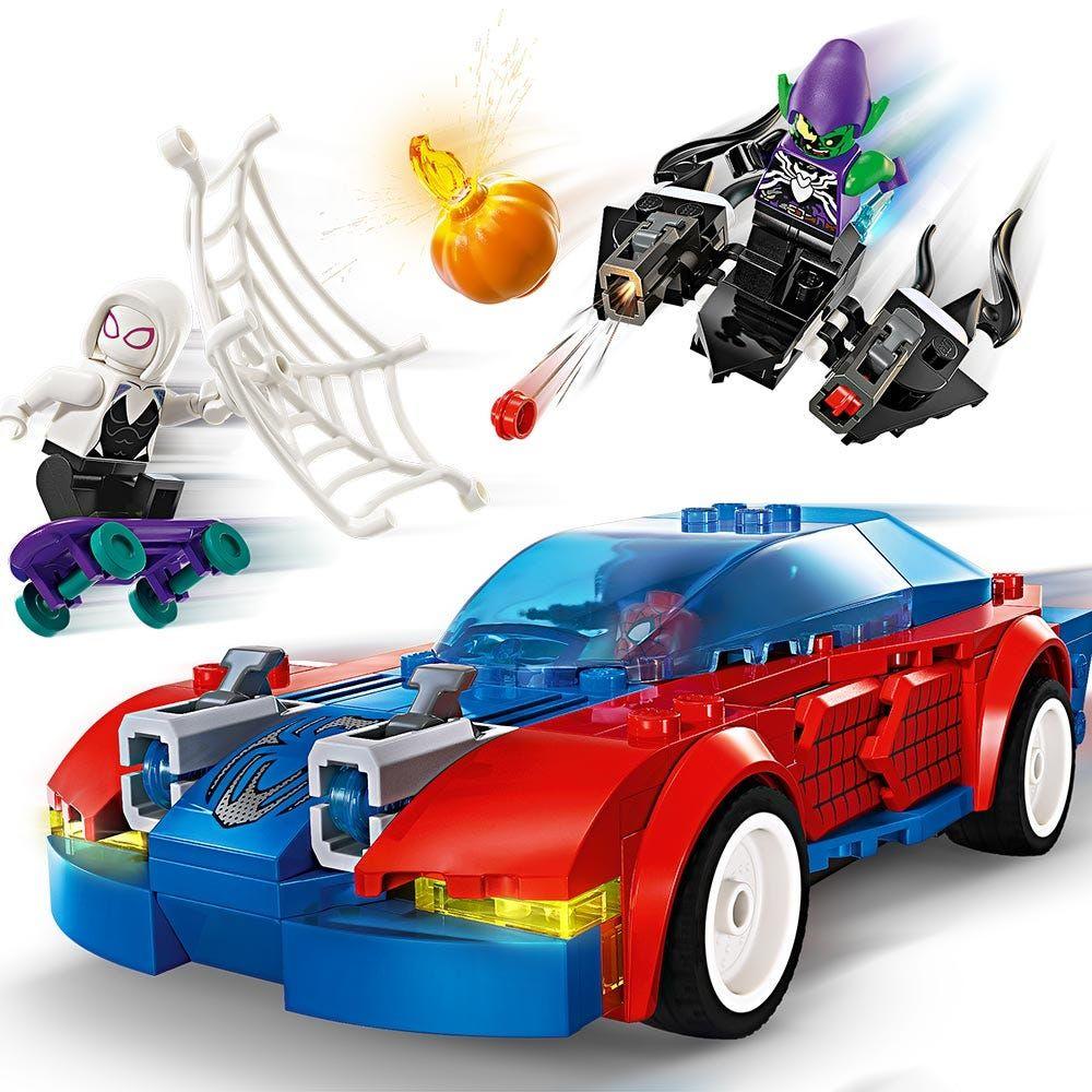 Lego Super Heroes Auto De Carreras De Spiderman Duende Verde-3