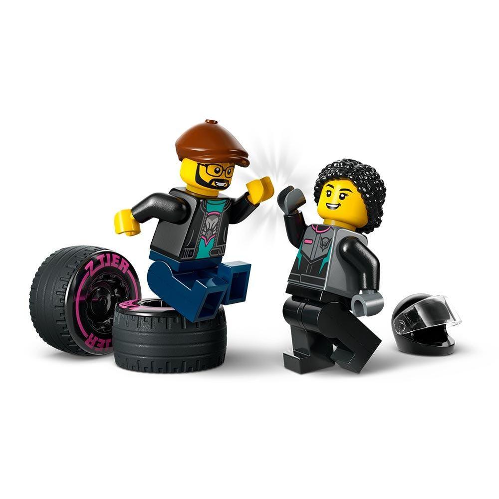 Lego City Auto De Carreras Y Camión De Transporte-3