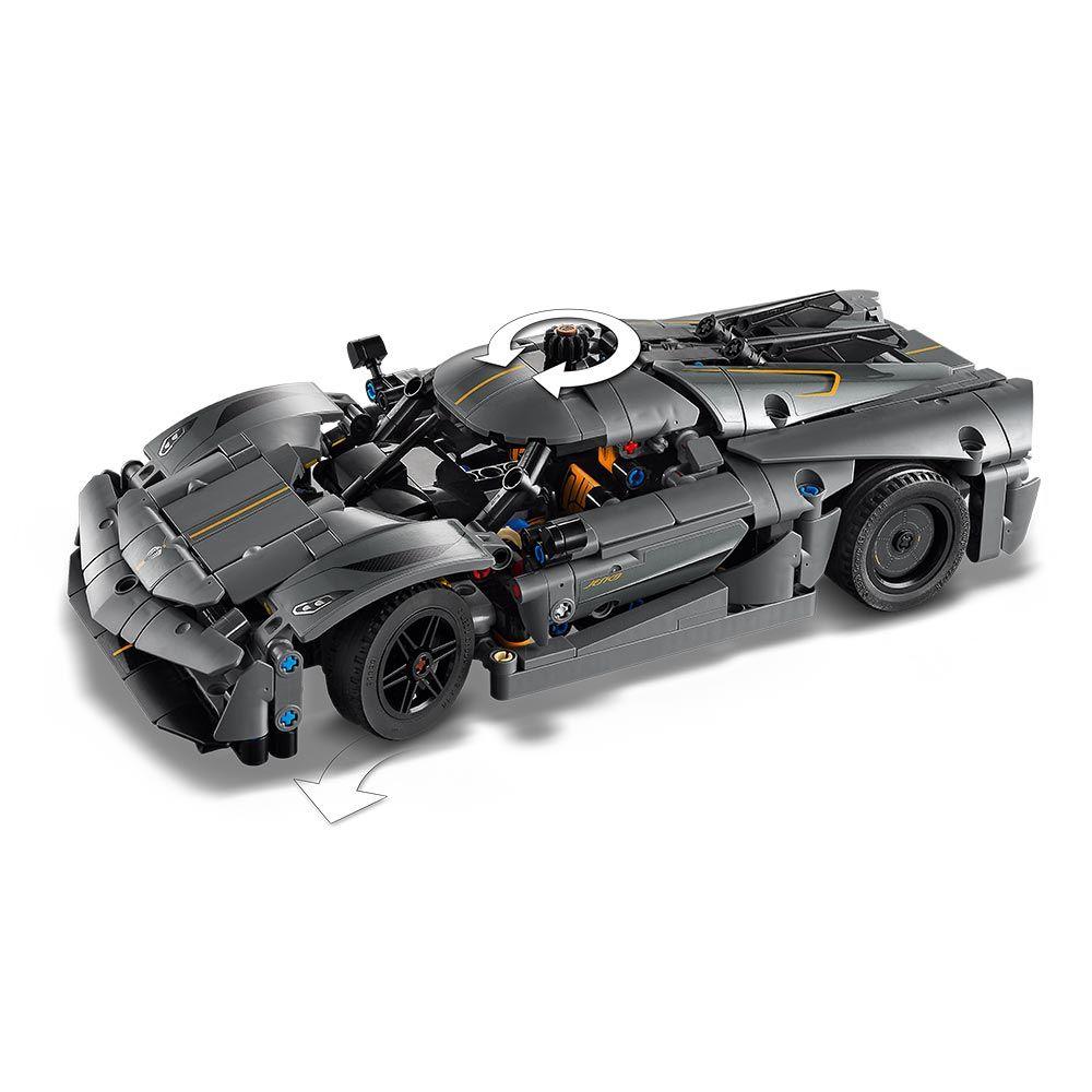 Lego Hiperauto Koenigsegg Jesko Absolut Gris (42173)-2
