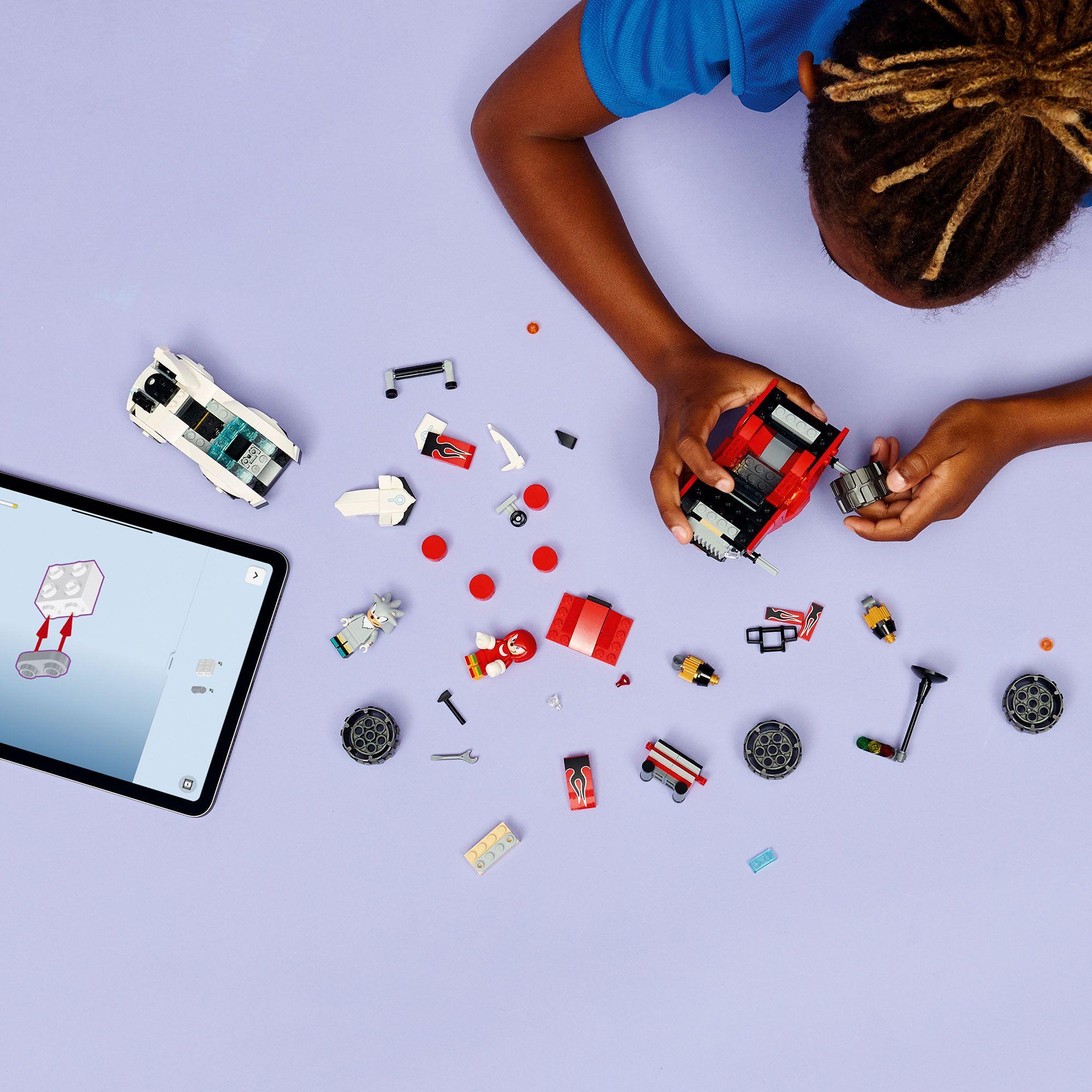 AUTO DE SILVER VS. CAMIONETA MONSTRUO DE KNUCKLES SONIC-6