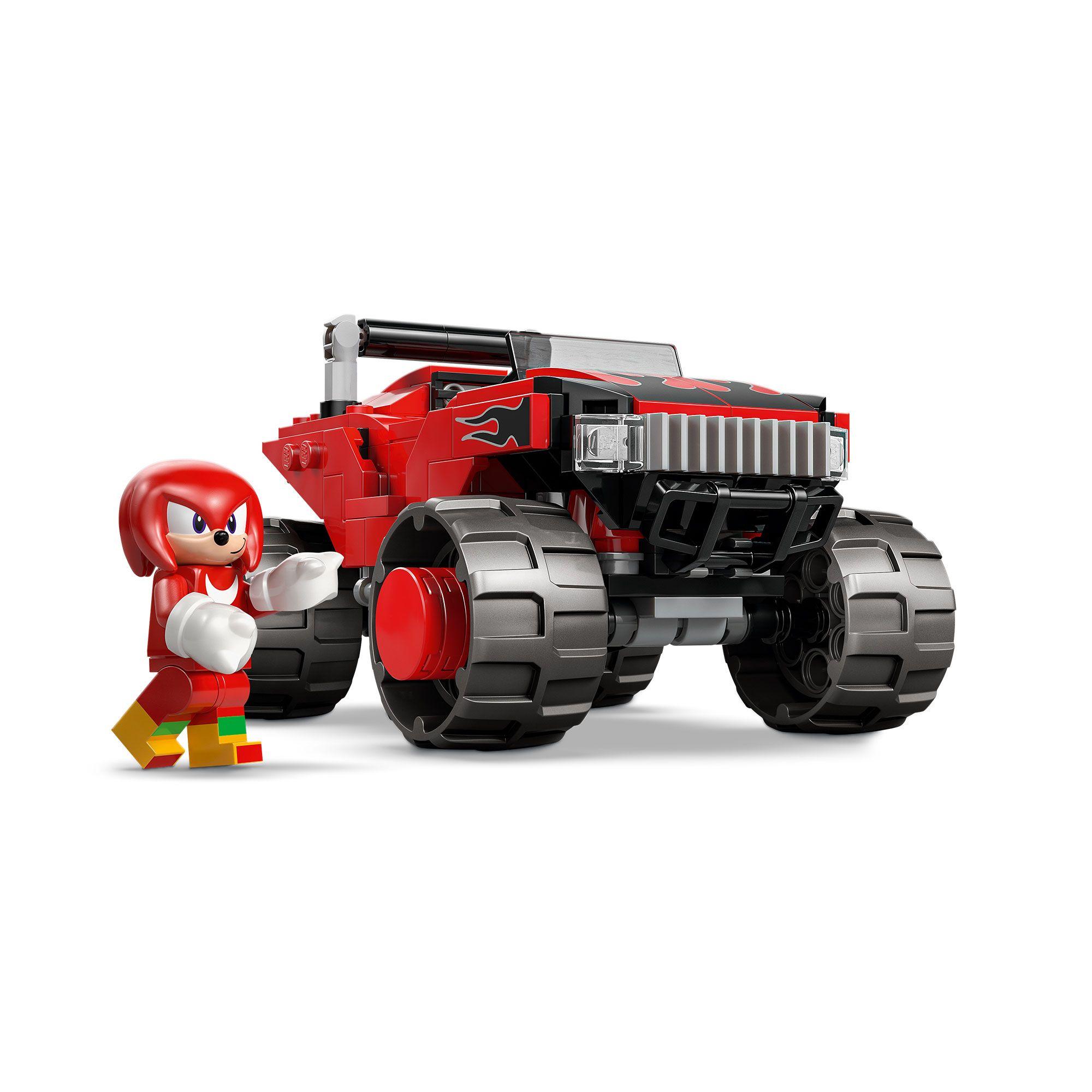 AUTO DE SILVER VS. CAMIONETA MONSTRUO DE KNUCKLES SONIC-4