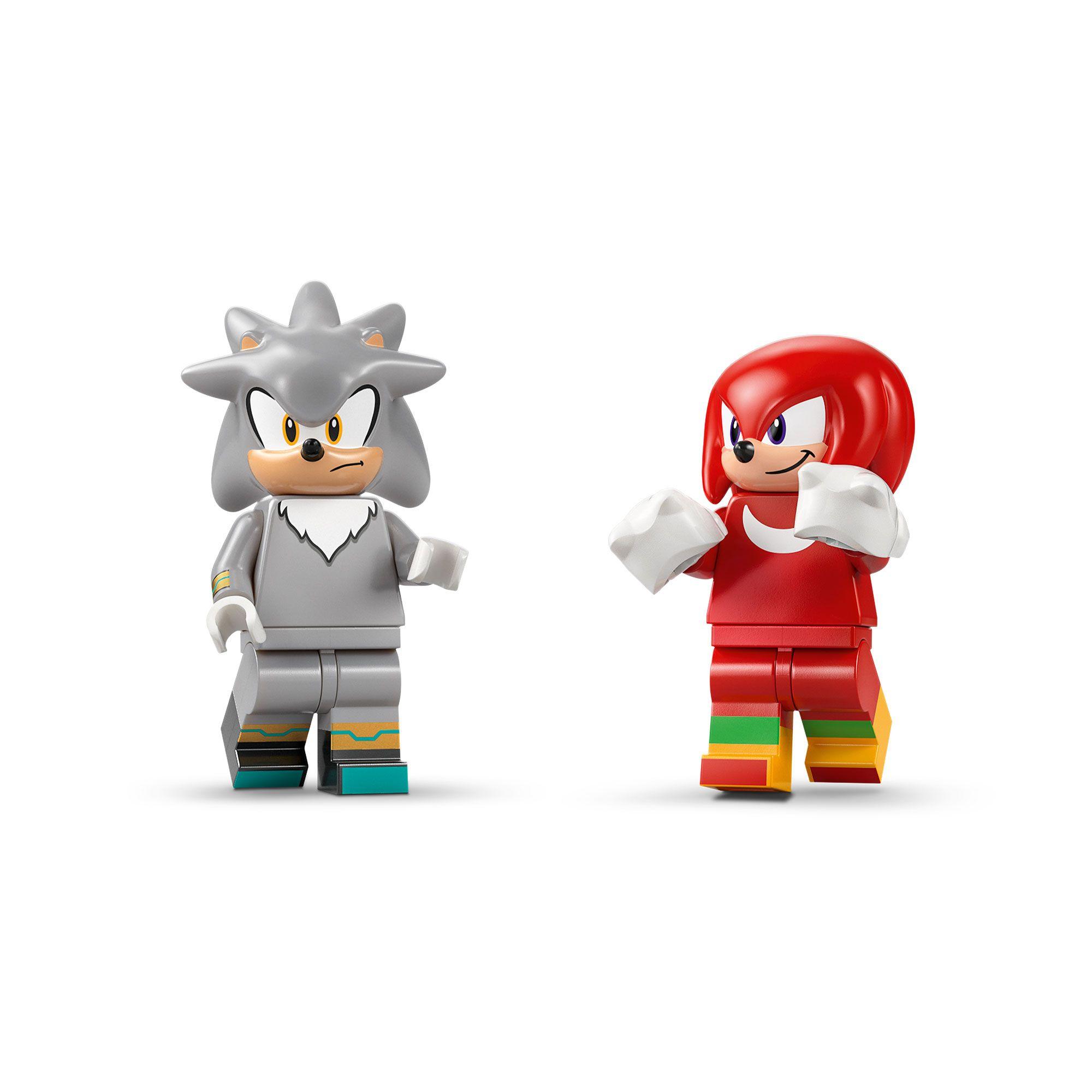 AUTO DE SILVER VS. CAMIONETA MONSTRUO DE KNUCKLES SONIC-5