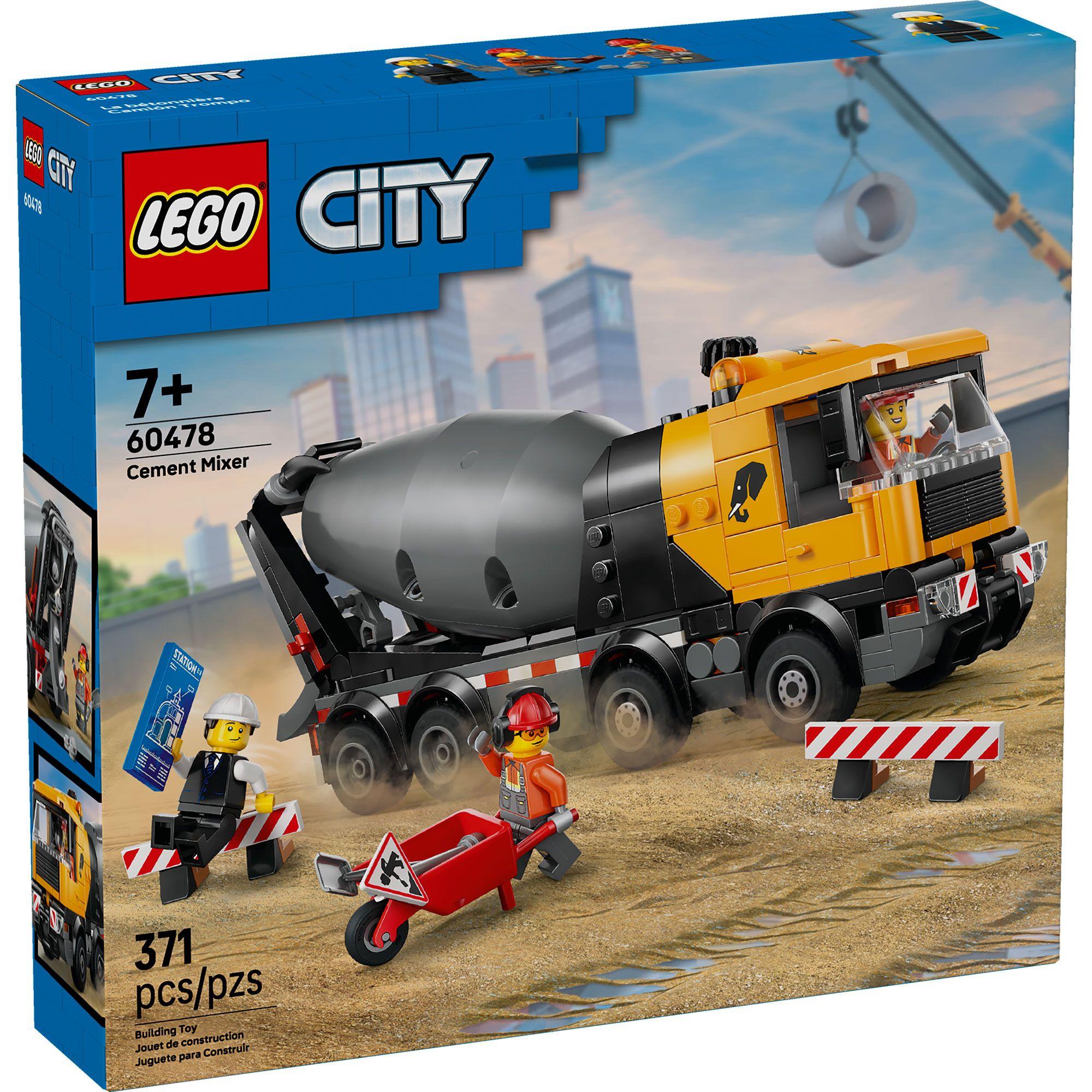 LEGO CAMIÓN MEZCLADOR CITY 60478-0
