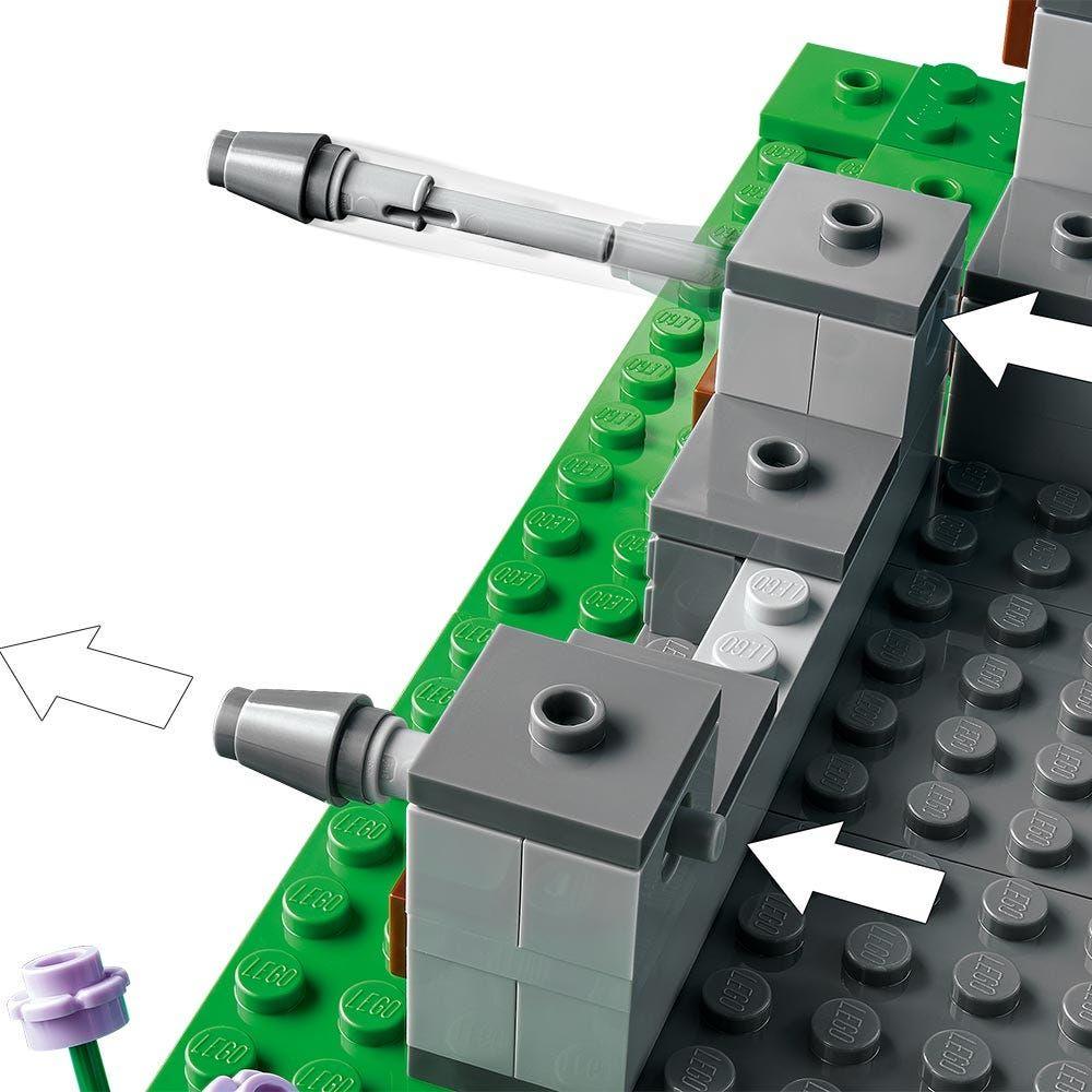Lego Minecraft 21244 La Fortificación-espada-3