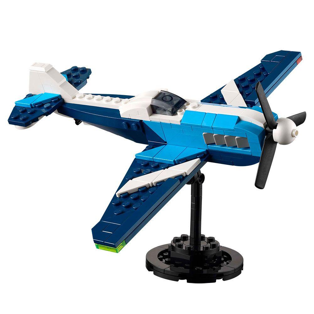 LEGO® Creator 3en1 Aeronave: Avión de Carreras (31160)-4