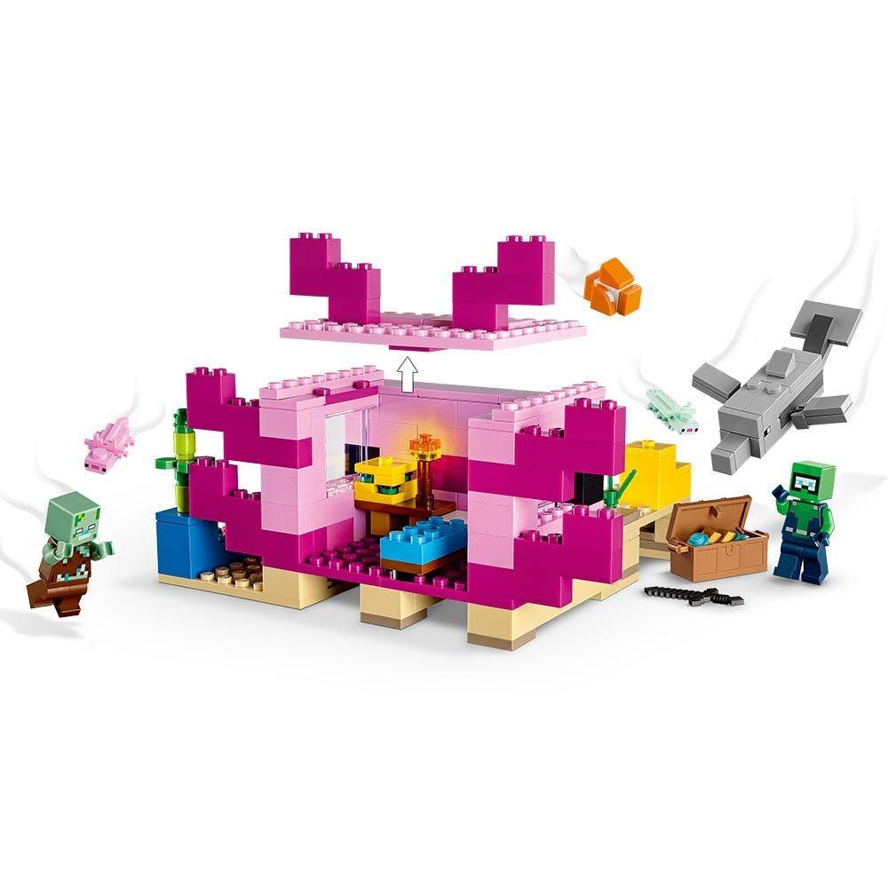 Lego Minecraft (21247) La Casa-ajolote-3