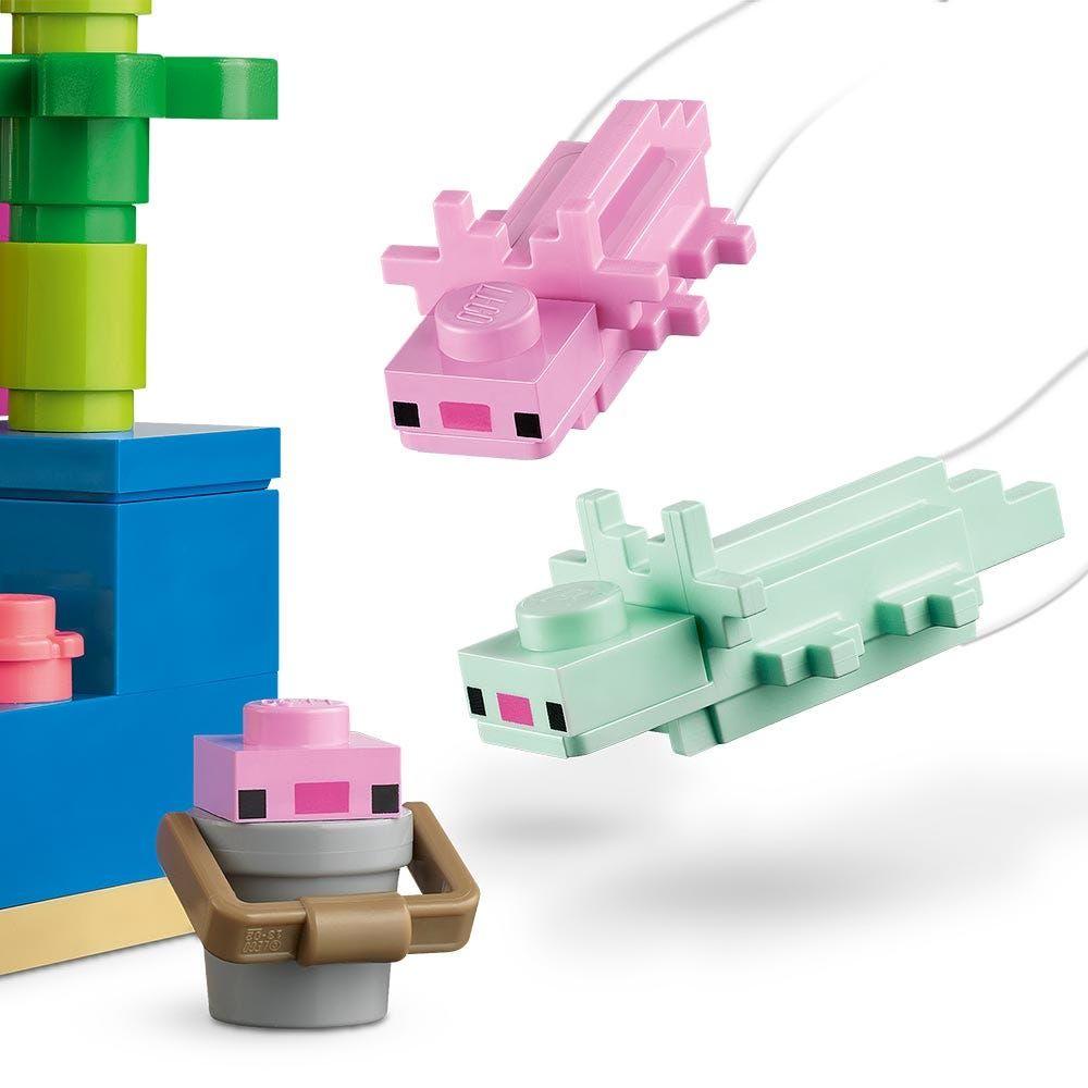 Lego Minecraft (21247) La Casa-ajolote-2