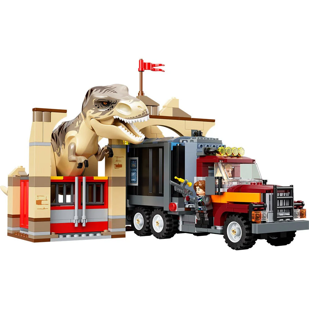 Lego  Escape De Los Dinosaurios T. Rex Y Atrocirraptor 76948-1