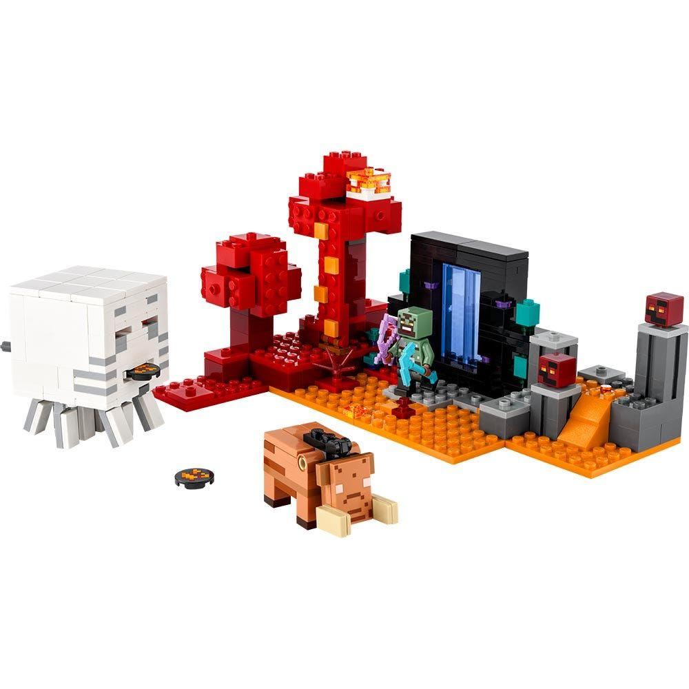 Lego Minecraft La Trampa Del Portal Del Inframundo (21255)-1