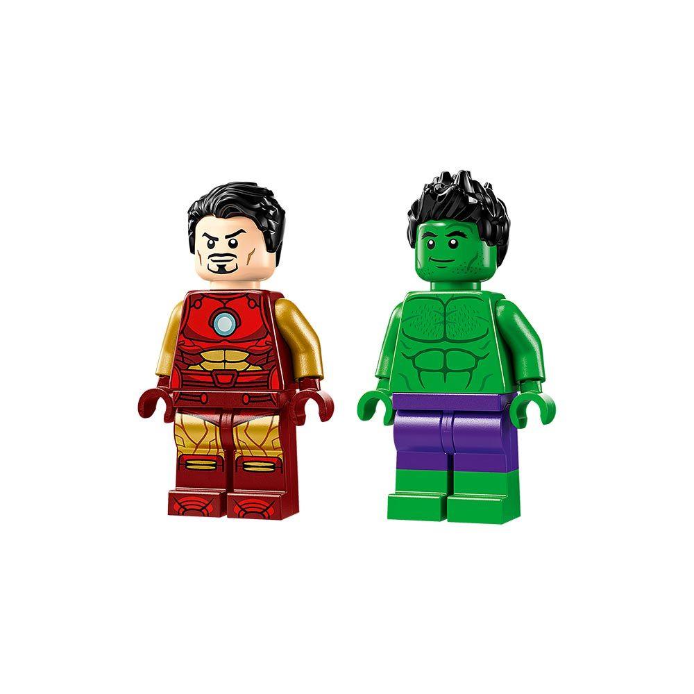 Lego Iron Man con Moto y Hulk (76287)-8