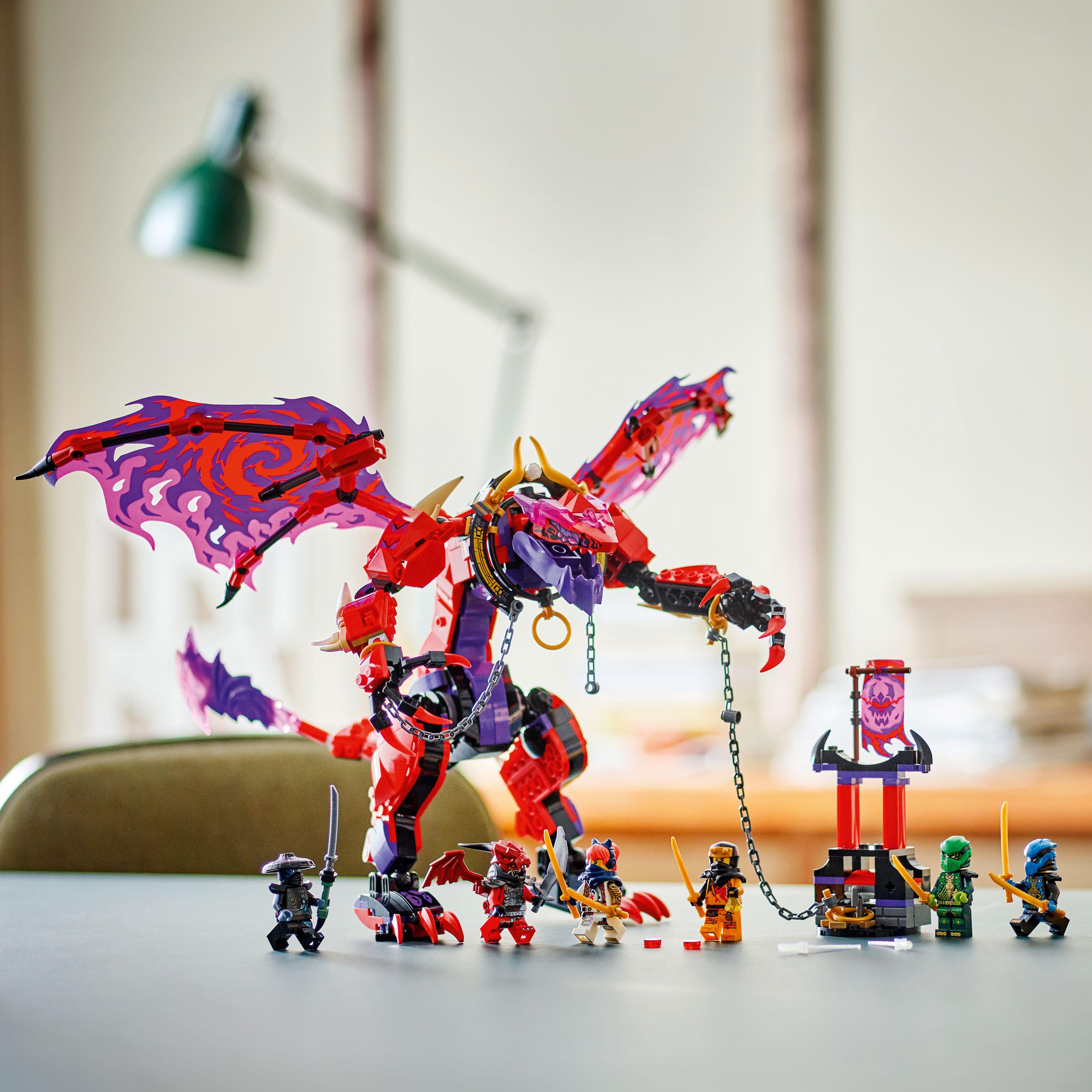 LEGO 71832 DRAGÓN DEL CAOS: COLMILLO TRONADOR NINJAGO-2