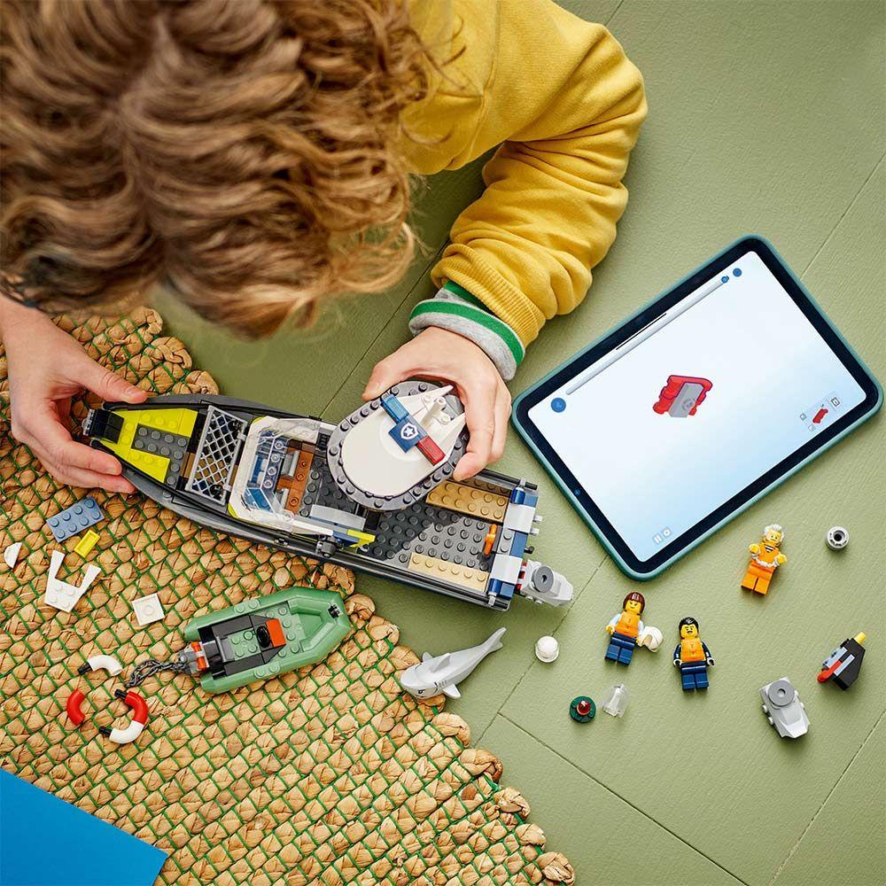 LEGO PERSECUCIÓN EN BARCO DE POLICÍA 60456-2