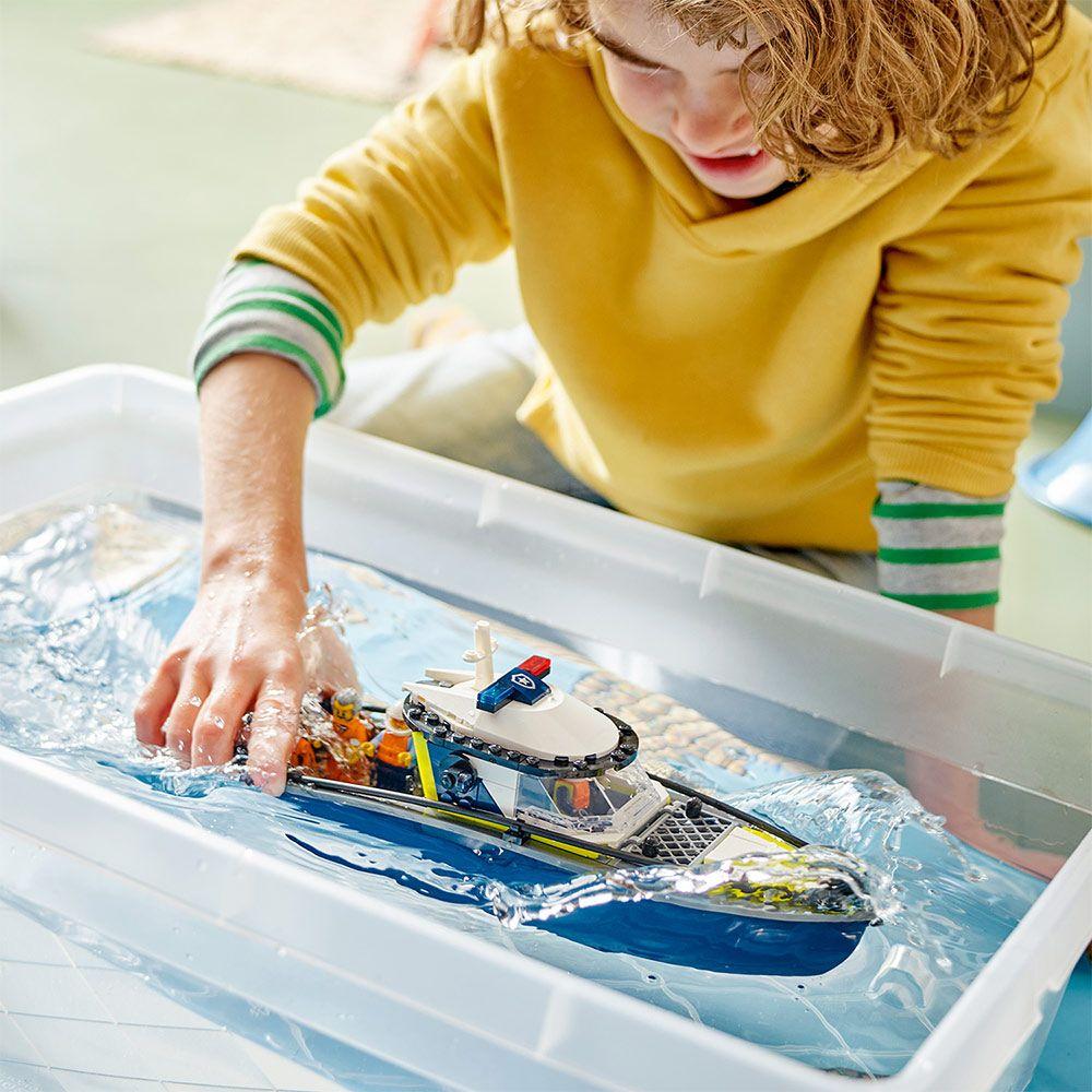 LEGO PERSECUCIÓN EN BARCO DE POLICÍA 60456-4