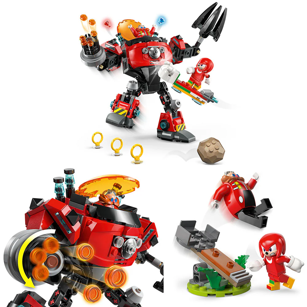 KNUCKLES VS. MECH EGG CRUSHER DEL DR. EGGMAN 77005-2