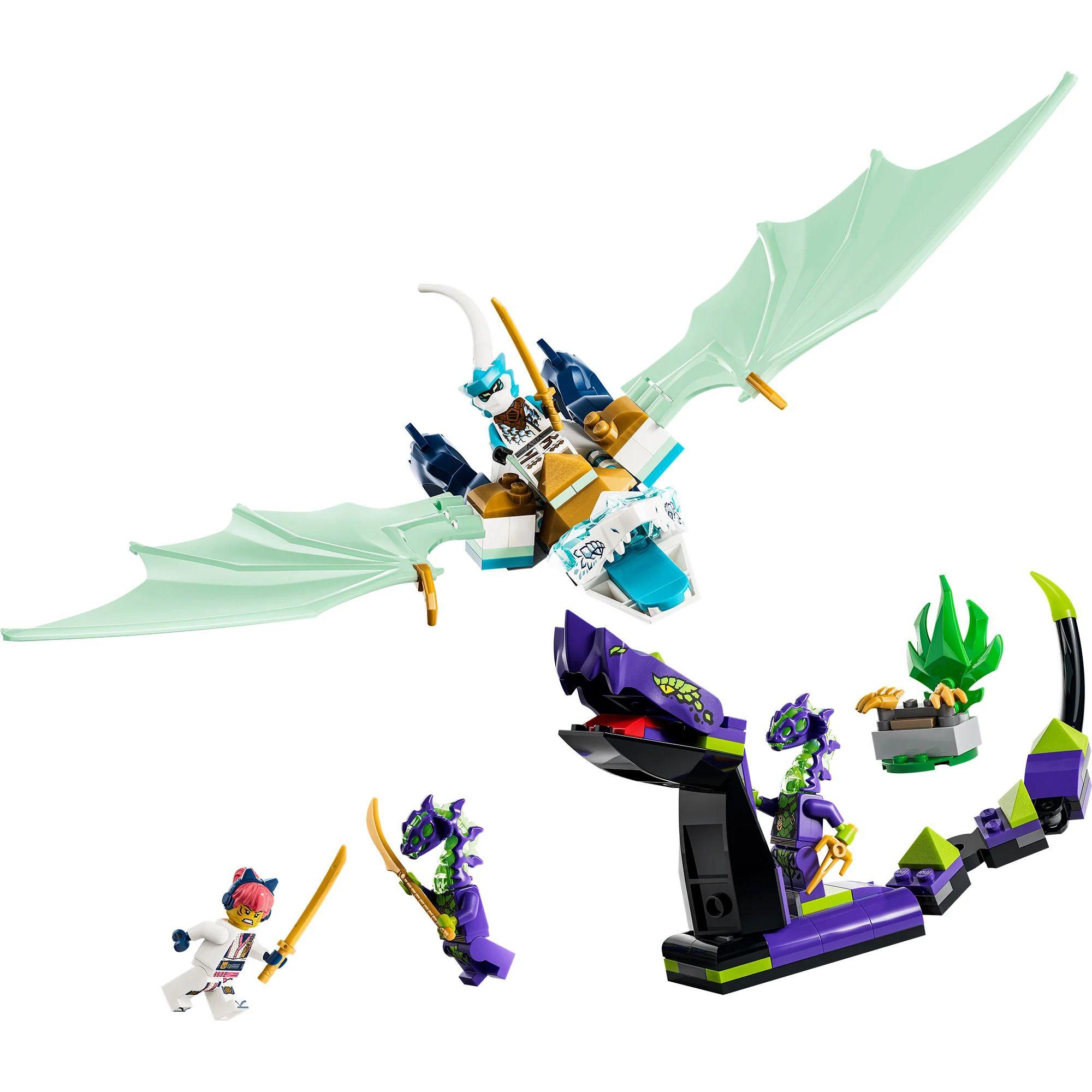 LEGEO 71865 BATALLA DE ZANE Y EL DRAGÓN DE HIELO NINJAGO-1