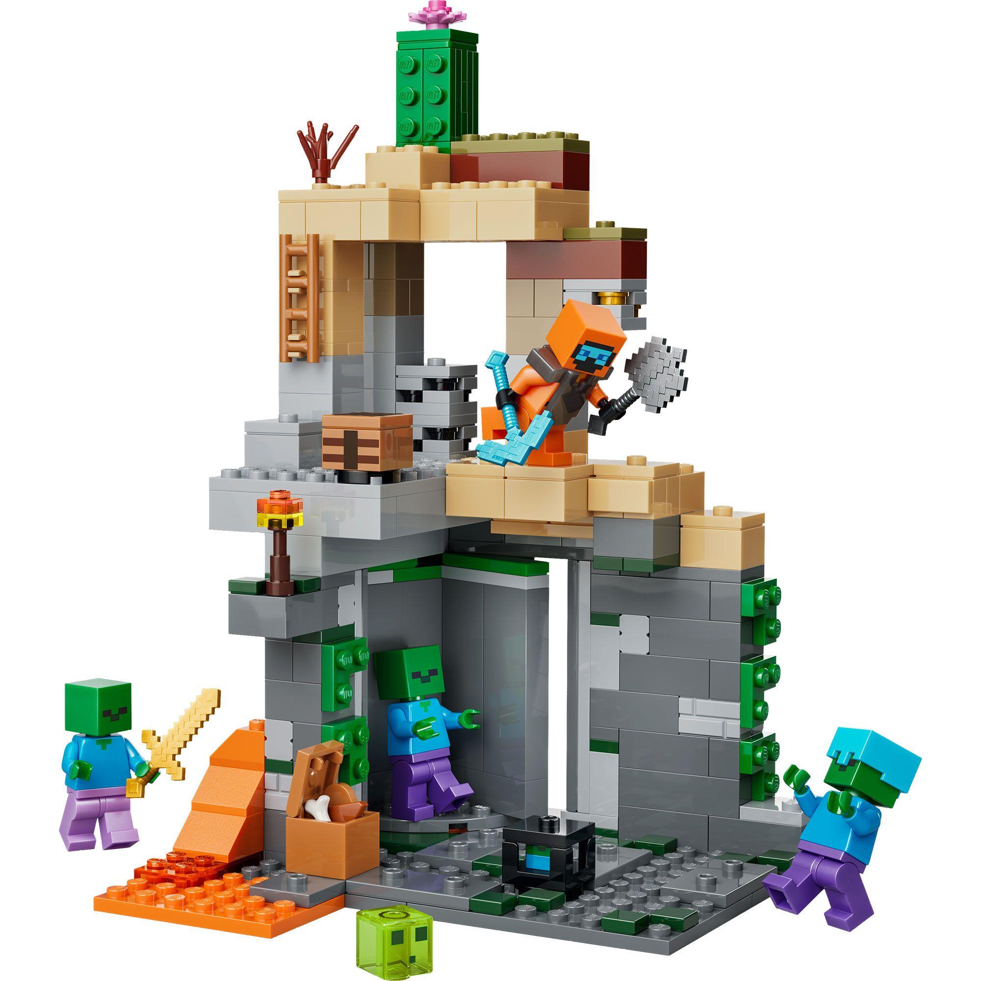 LEGO EL CALABOZO DE ZOMBIES MINECRAFT 21587-2