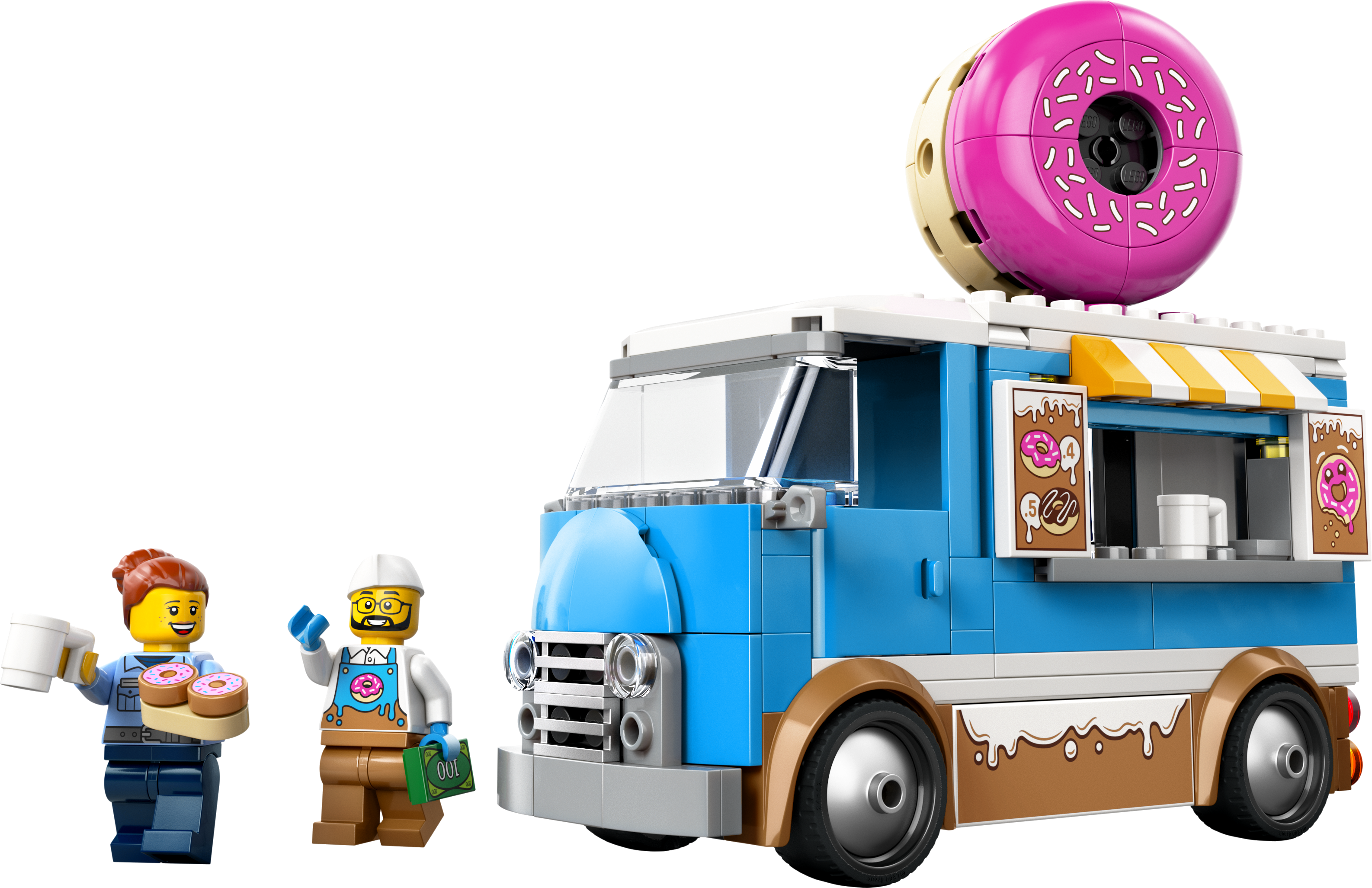 LEGO® City Camión de Dónuts (60452)-4
