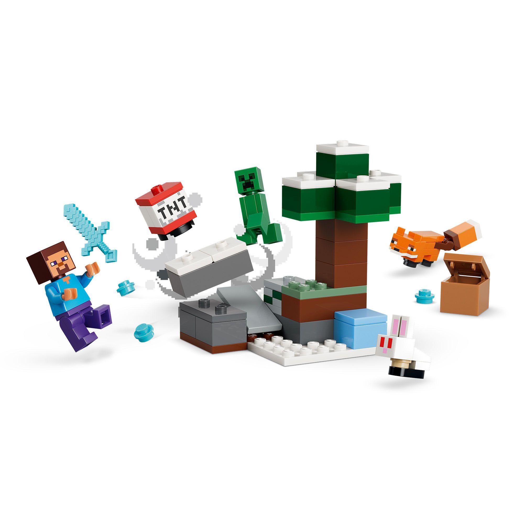 LEGO LA AVENTURA DE STEVE EN LA TAIGA MINECRAFT 21583-3