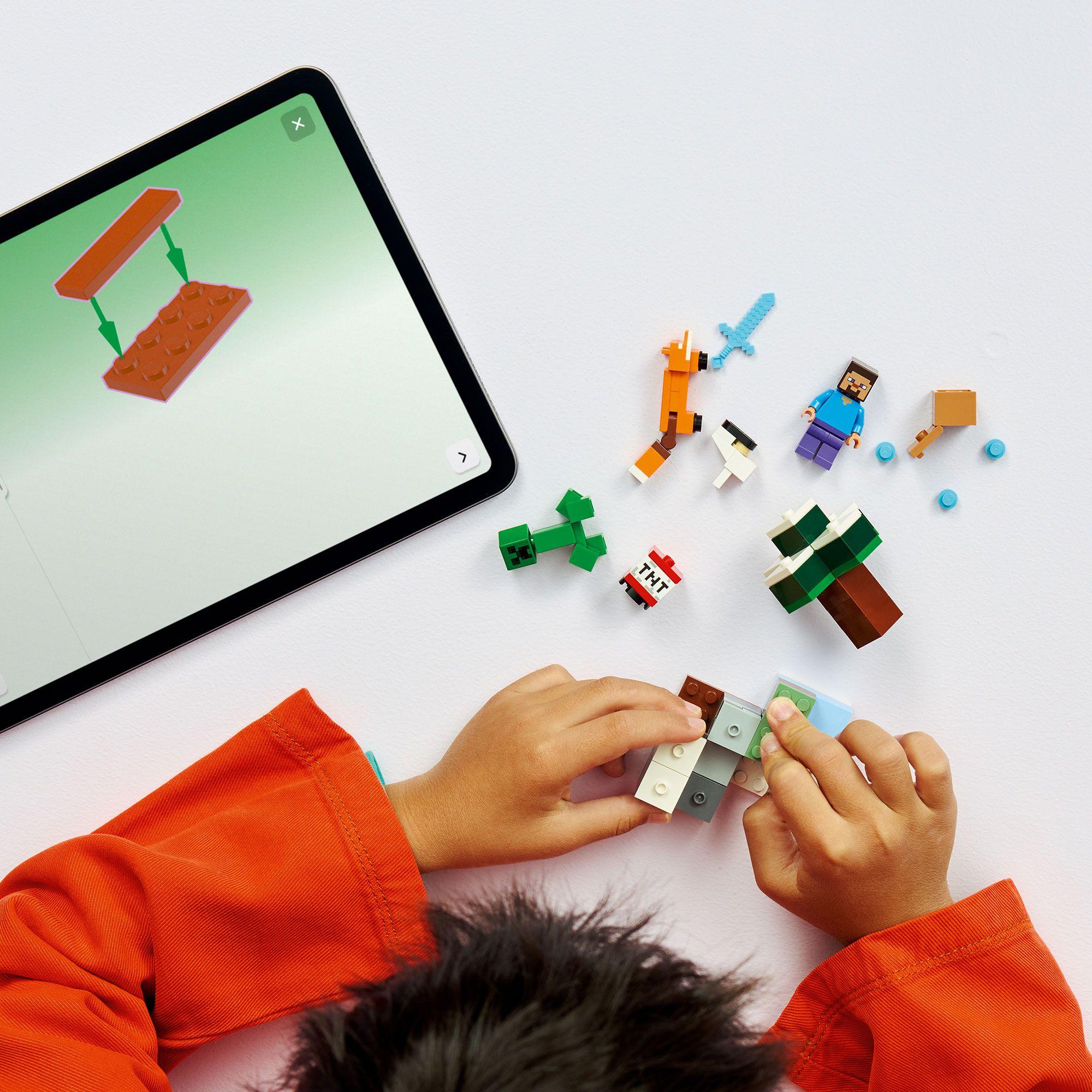 LEGO LA AVENTURA DE STEVE EN LA TAIGA MINECRAFT 21583-5