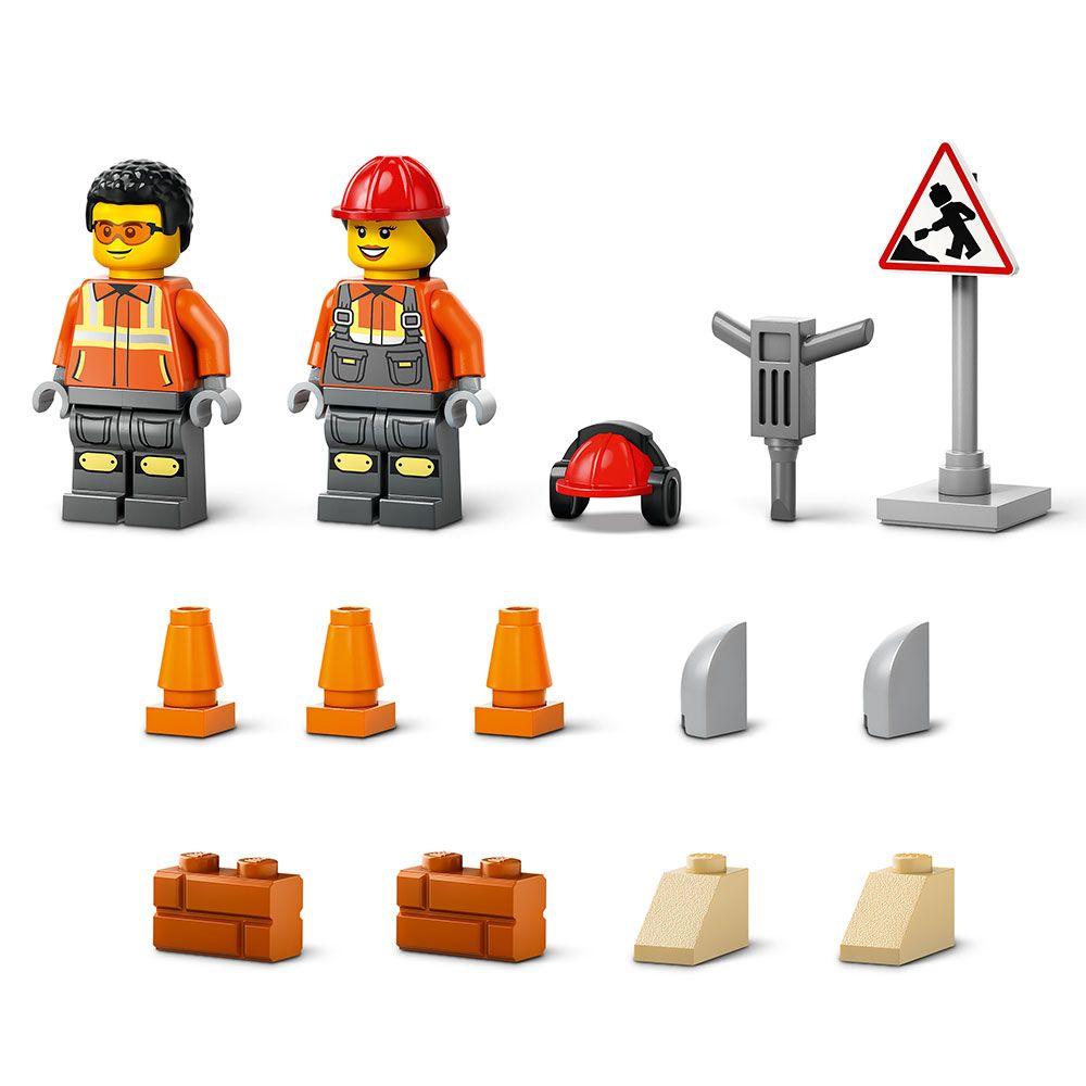 LEGO Cargadora con Ruedas Amarilla (60450)-2