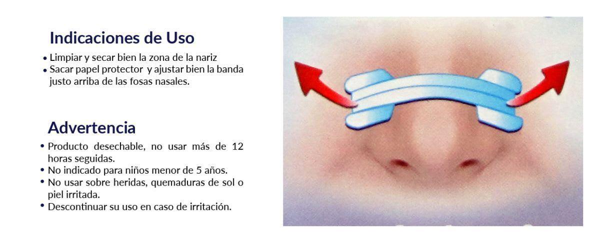 Bandas Nasales Hipoalergénicas 10 Unidades-3