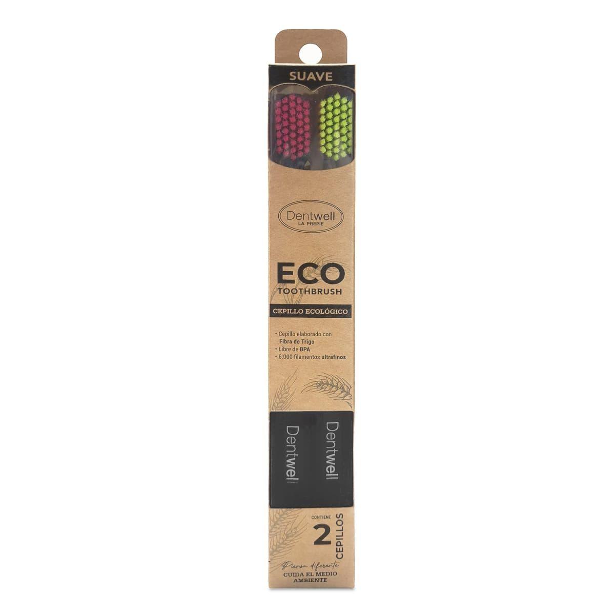 Cepillo De Dientes Adulto Ecológico suave - Dentwell-3
