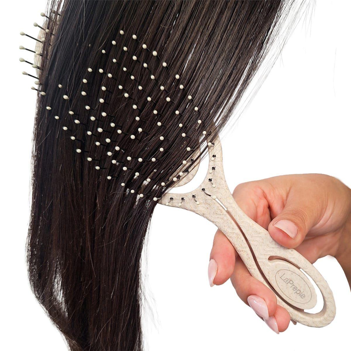 Cepillo De Pelo Desenredante Y Masaje Capilar Ecológico-3