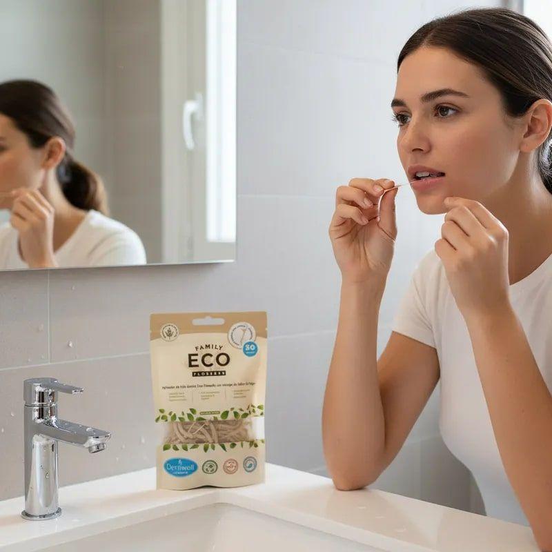 Hilo Dental Encerado Con Menta 50 Unidades Dentwell-5
