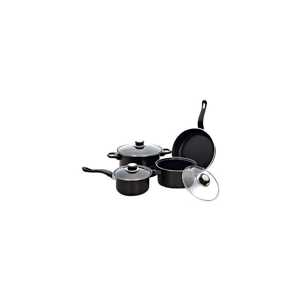 Batería De Cocina Gris Antiadherente y Kit 44 Piezas Tramontina-4