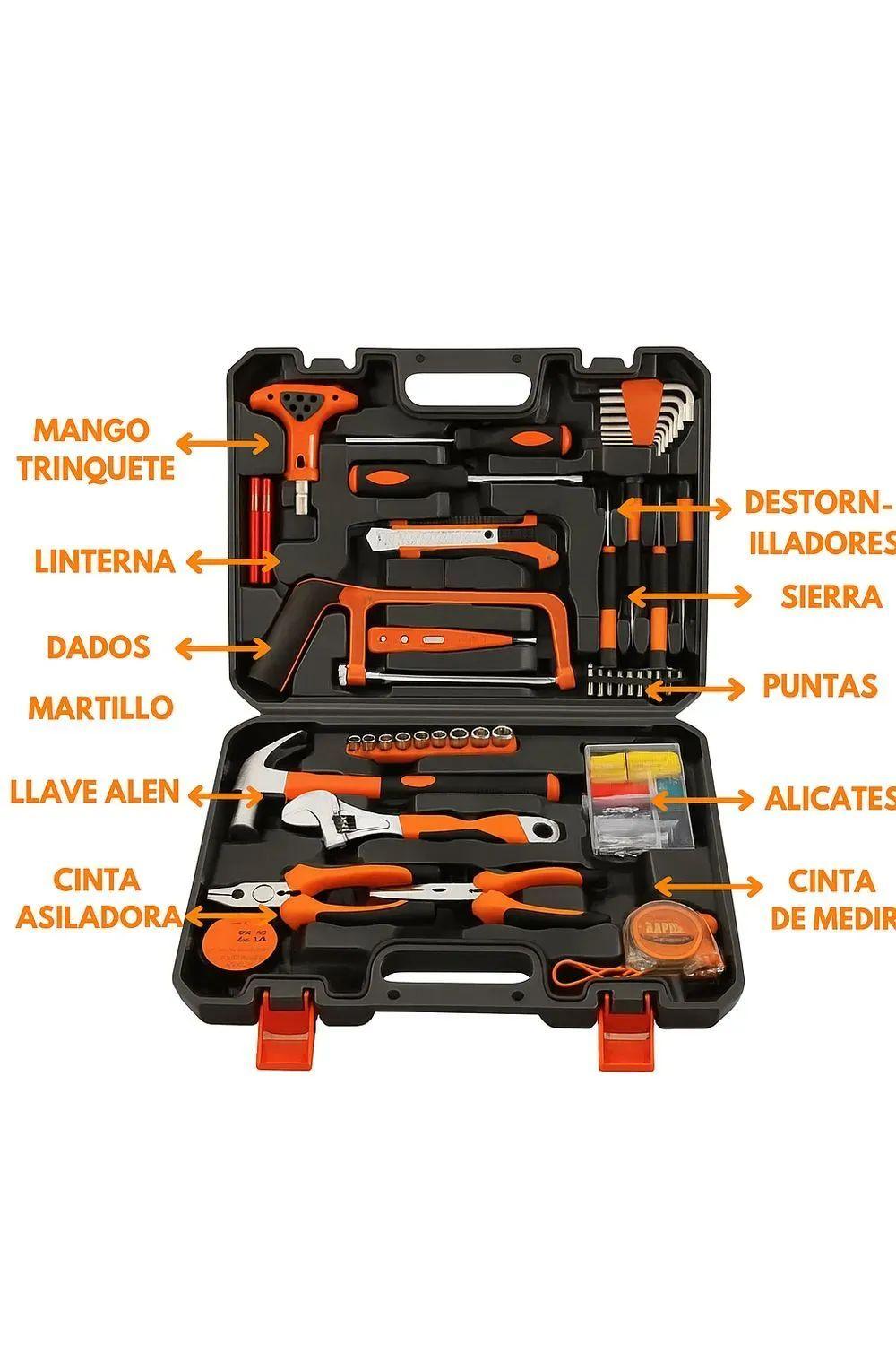 Set Herramientas Manuales 150 Piezas Lernen Modelo 135P Maletín-3