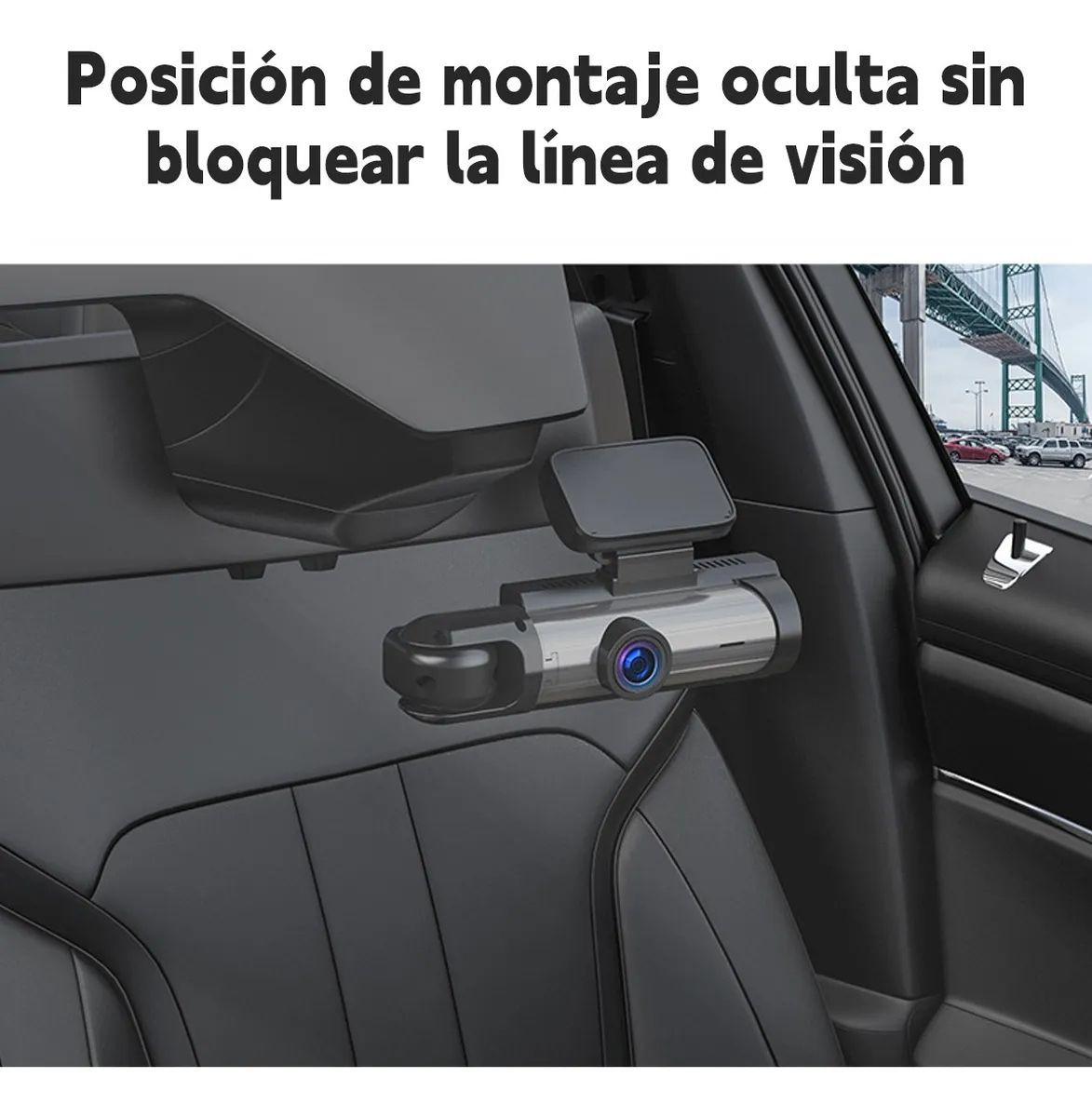 Cámara para Auto 3 Cámaras Full HD 1080p con Visión Nocturna y Grabación...-0