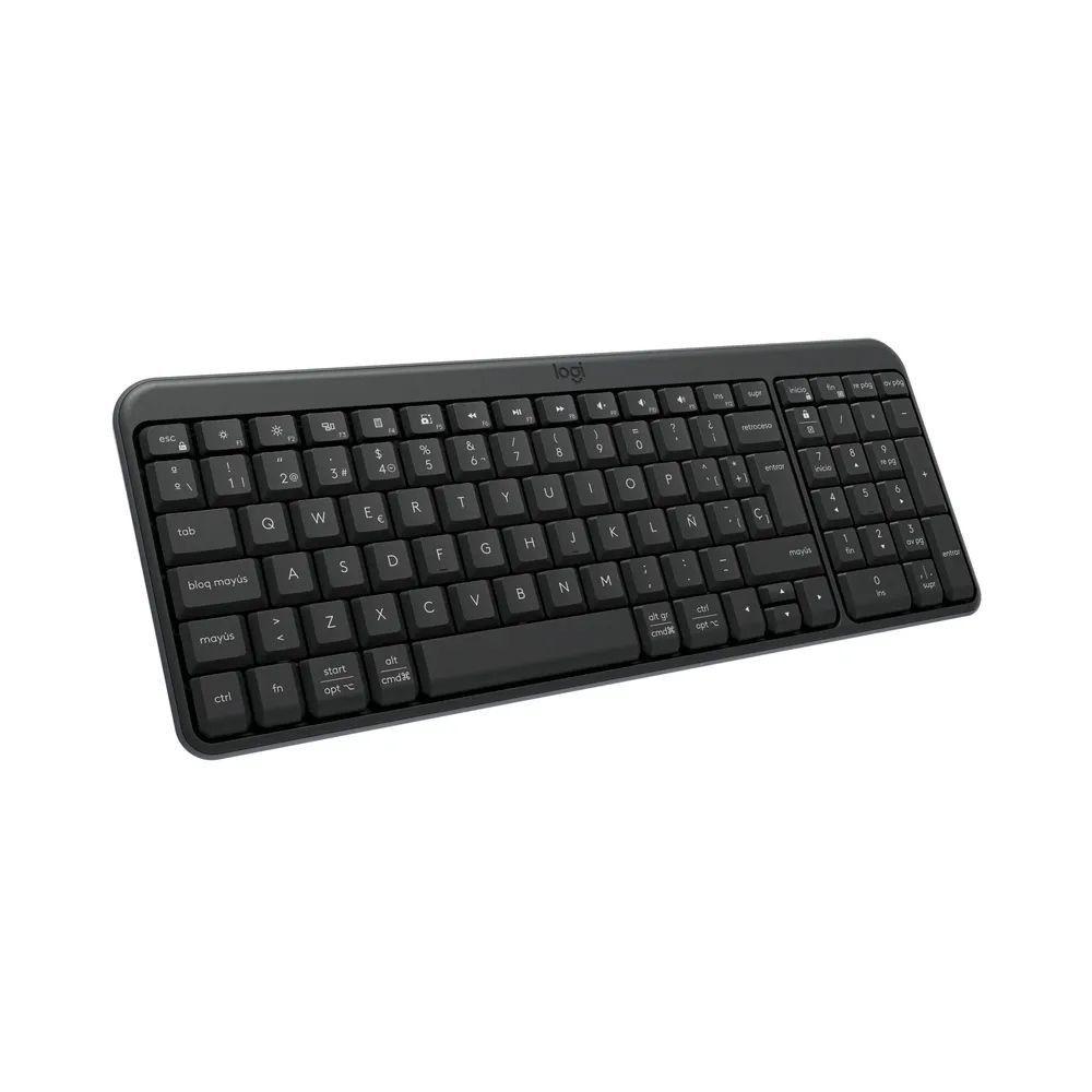 Teclado Inalámbrico Logitech K250 Workspace Negro QWERTY Español Bluetooth-0
