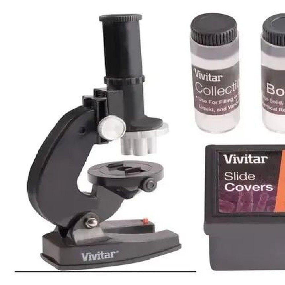 Kit 3 en 1 – Binoculares, Telescopio y Microscopio  Telmic-40 Vivitar-2